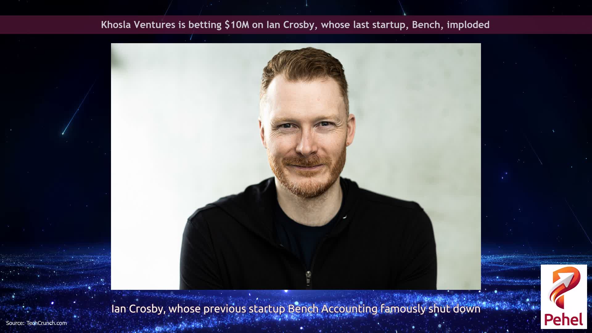 Khosla Ventures is betting $10M on Ian Crosby, whose last startup, Bench, imploded