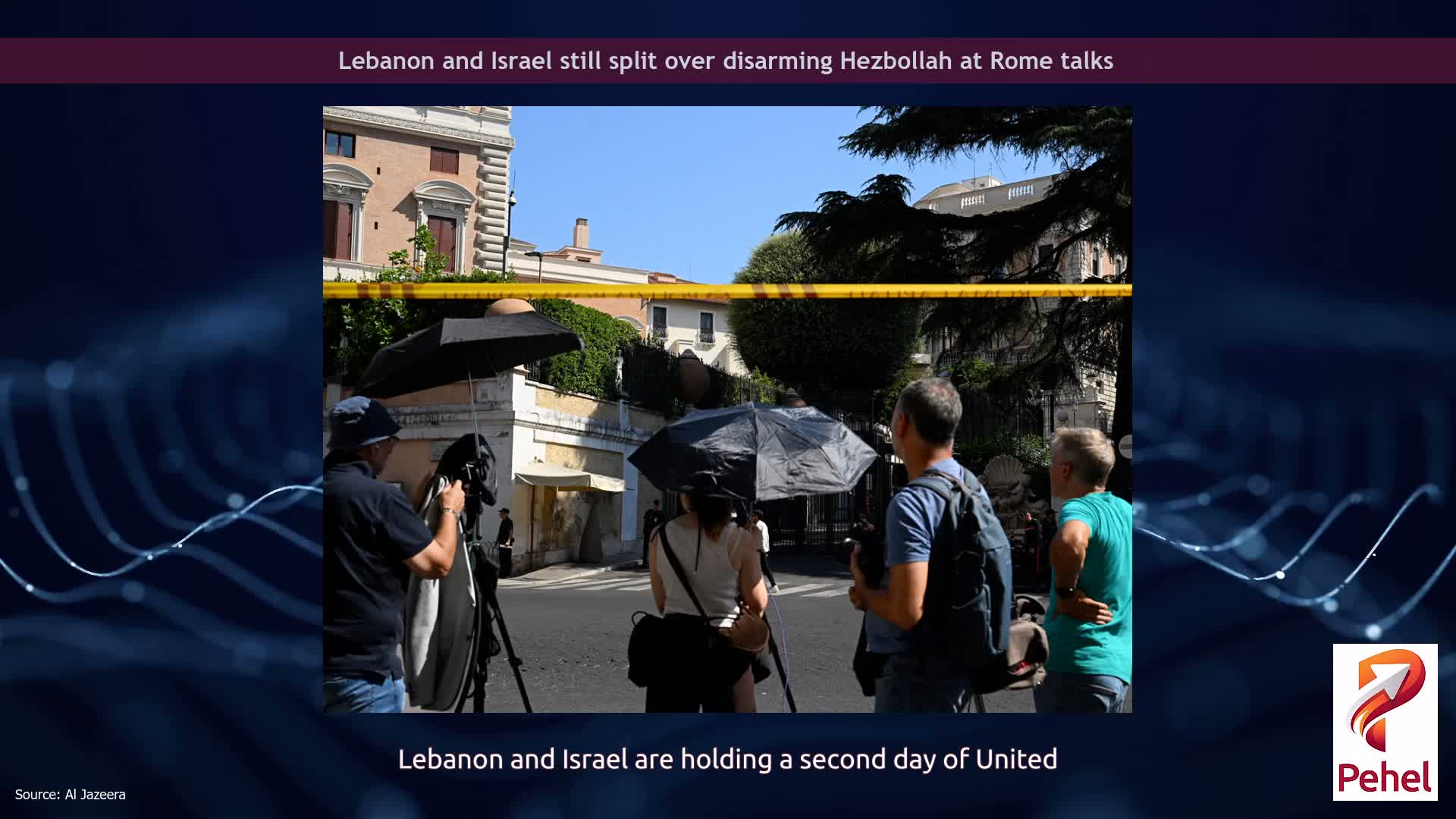 Lebanon and Israel still split over disarming Hezbollah at Rome talks