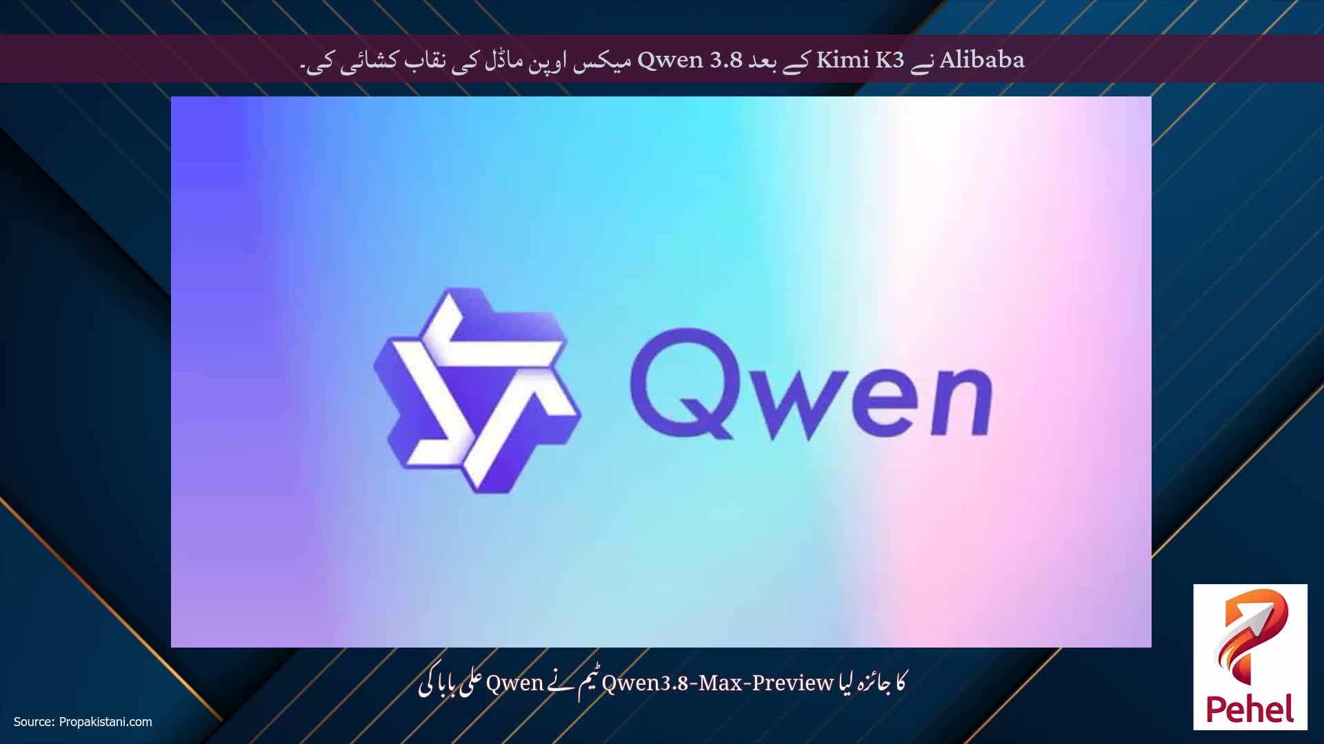 Alibaba نے Kimi K3 کے بعد Qwen 3.8 میکس اوپن ماڈل کی نقاب کشائی کی۔