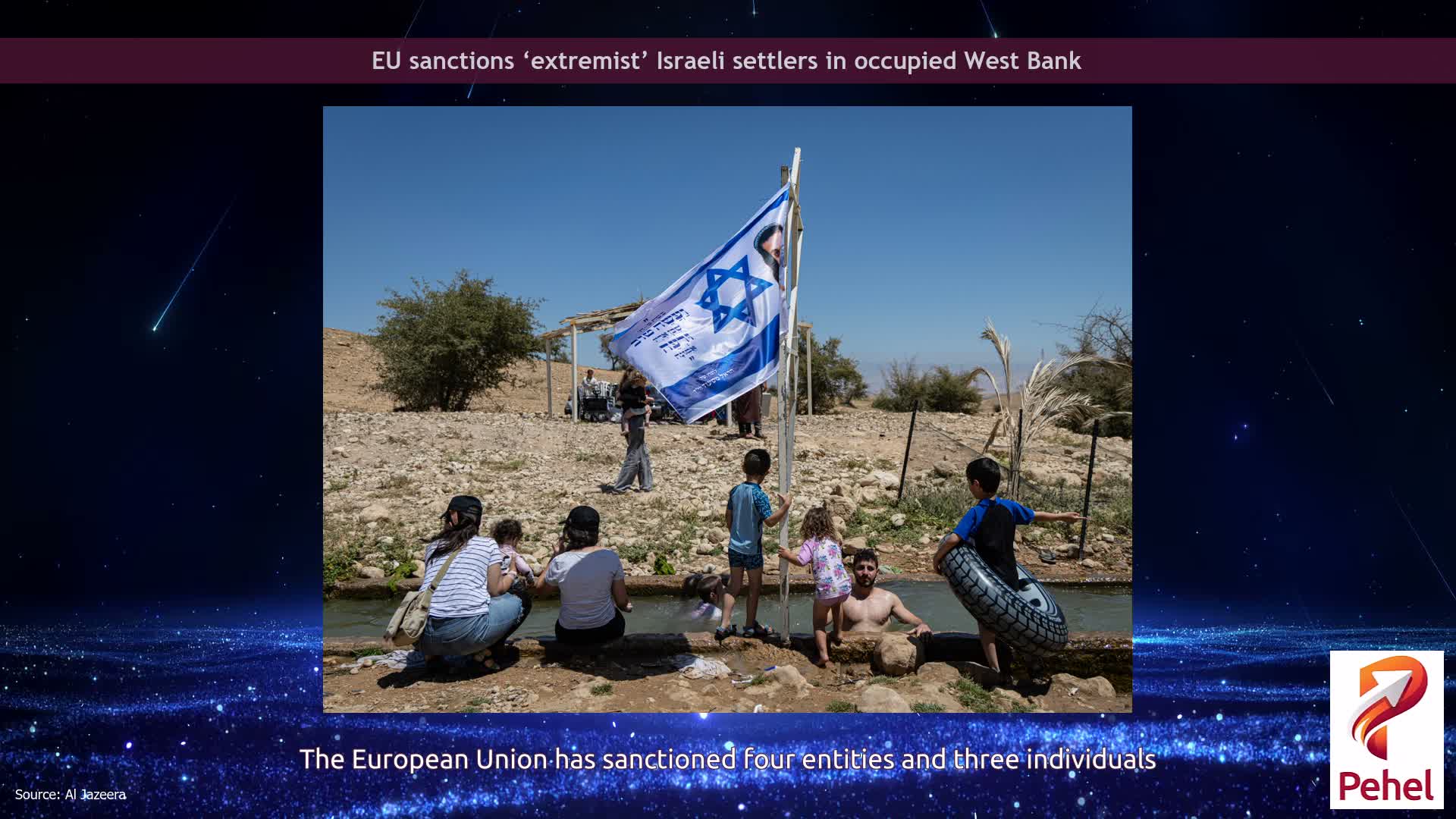 EU sanctions ‘extremist’ Israeli settlers in occupied West Bank