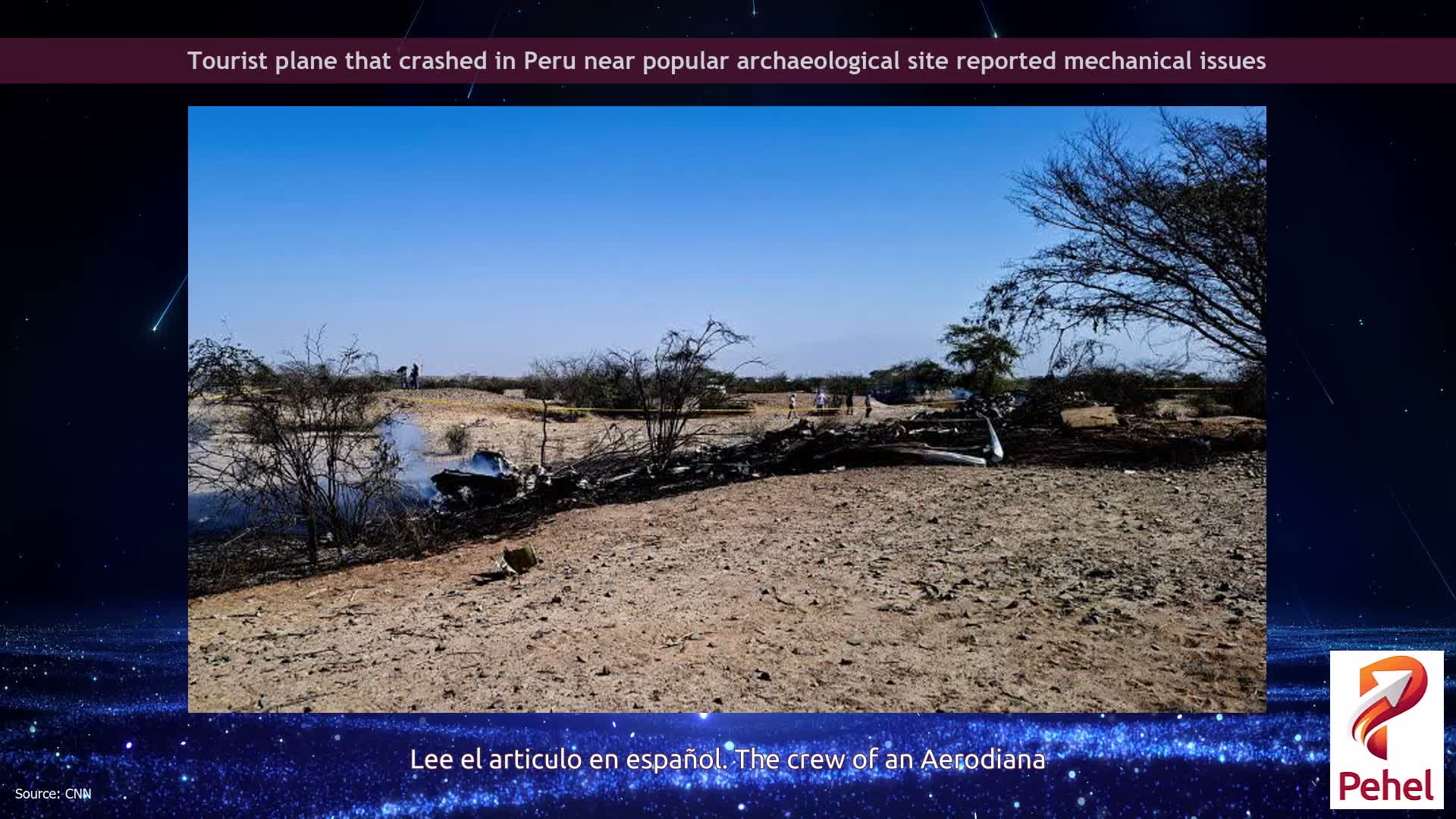 Tourist plane that crashed in Peru near popular archaeological site reported mechanical issues