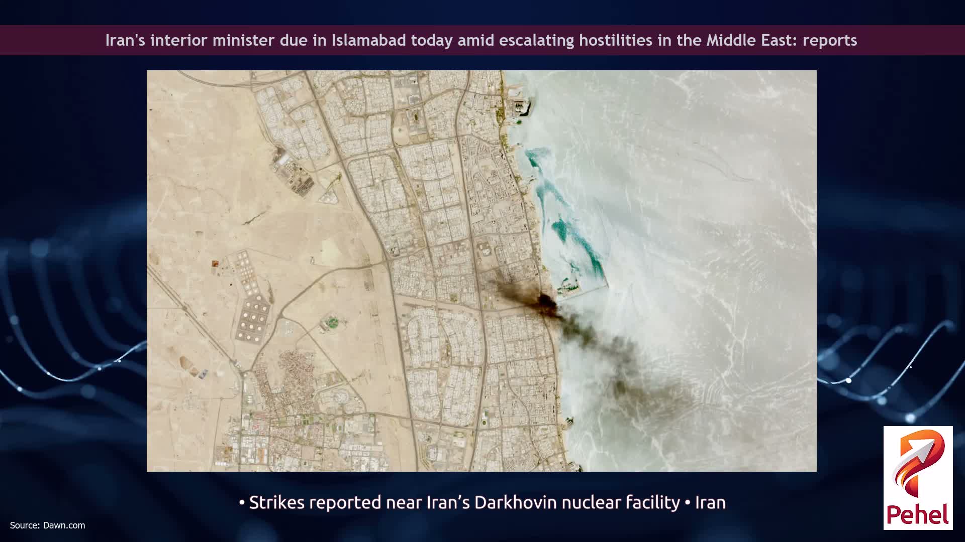 Iran's interior minister due in Islamabad today amid escalating hostilities in the Middle East: reports