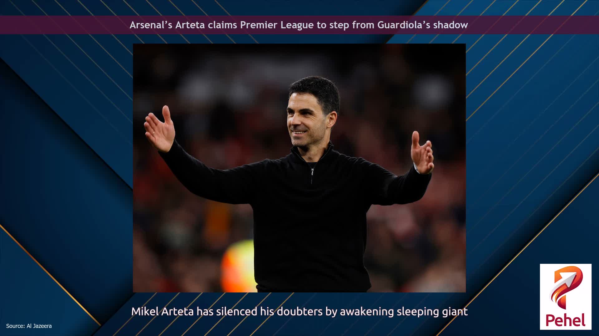 Arsenal’s Arteta claims Premier League to step from Guardiola’s shadow