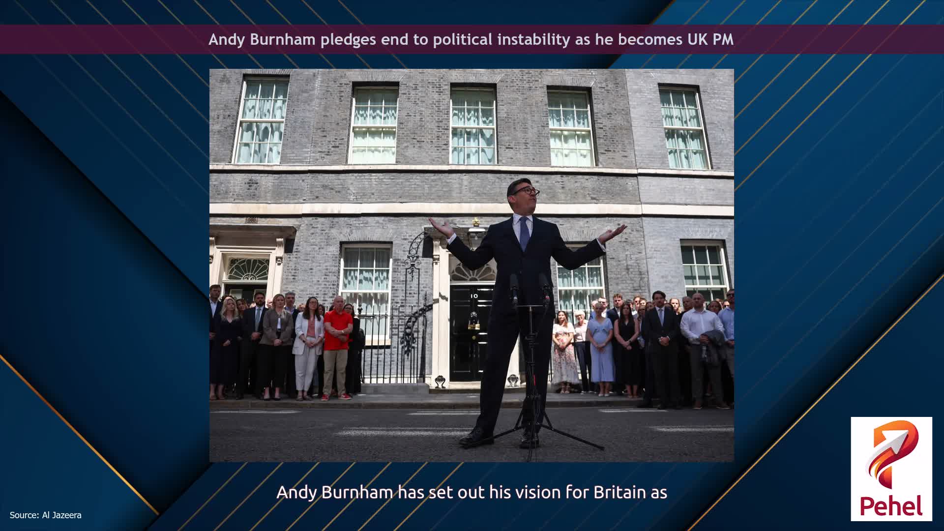 Andy Burnham pledges end to political instability as he becomes UK PM