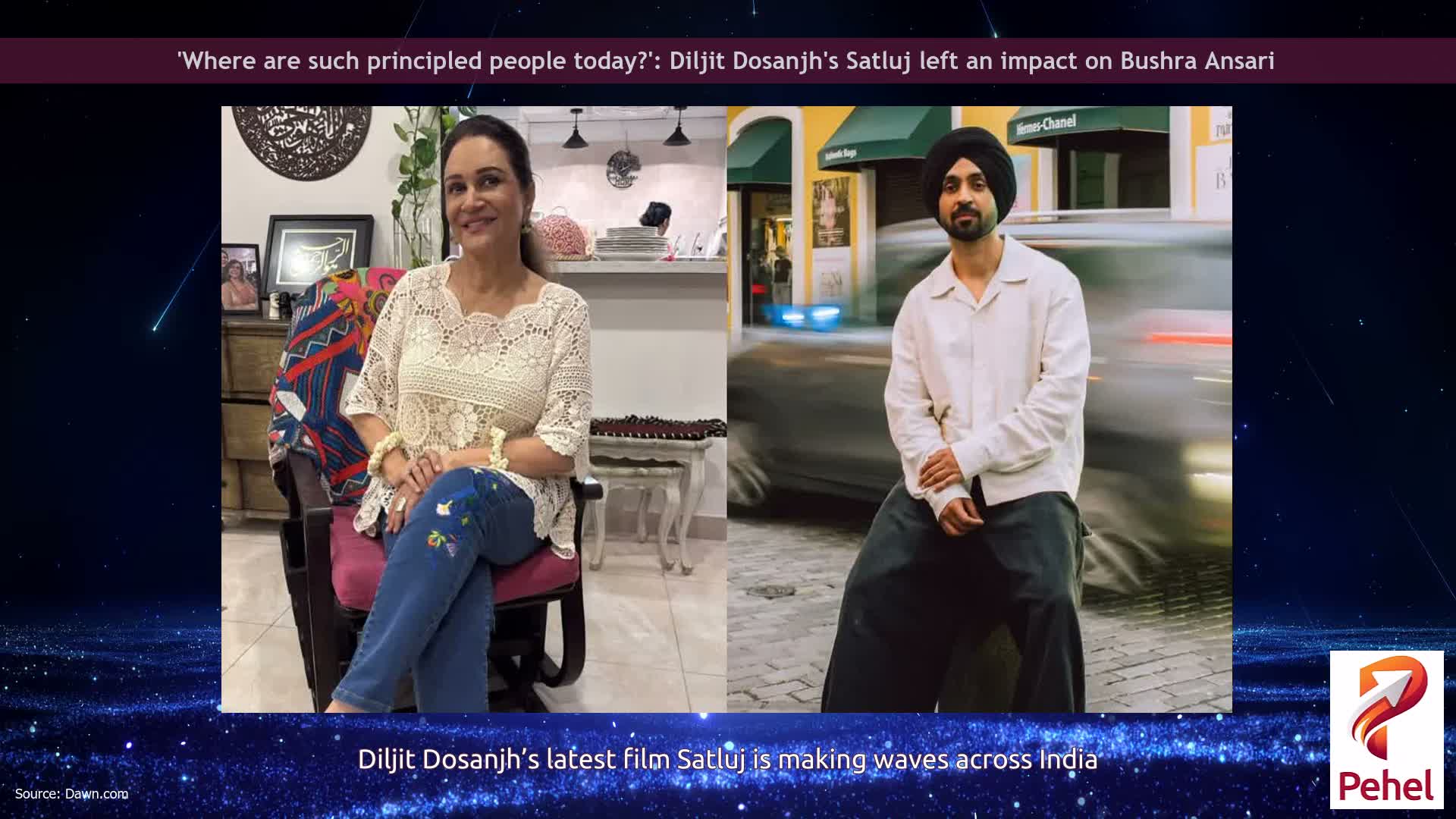 'Where are such principled people today?': Diljit Dosanjh's Satluj left an impact on Bushra Ansari