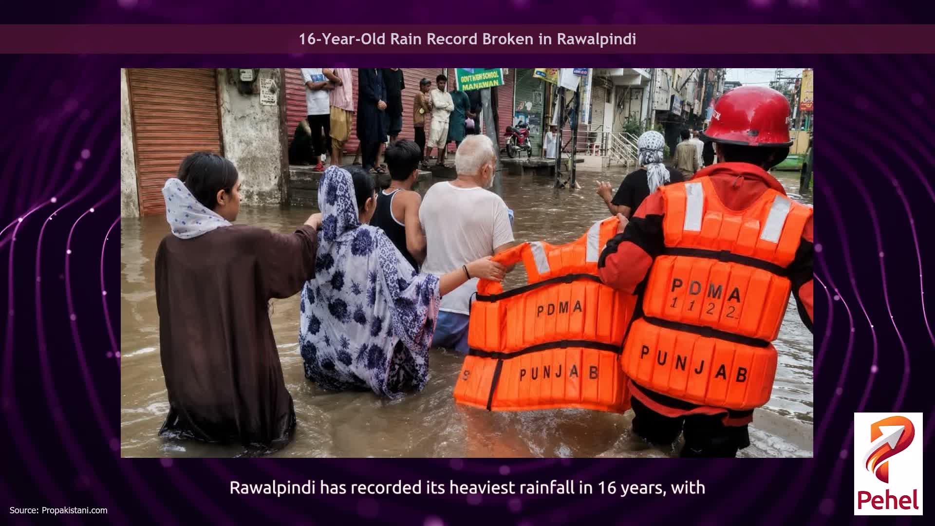 16-Year-Old Rain Record Broken in Rawalpindi
