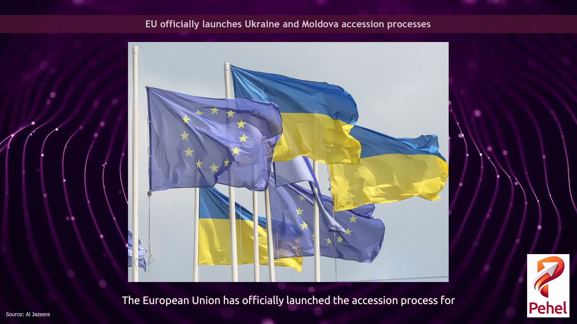 EU officially launches Ukraine and Moldova accession processes