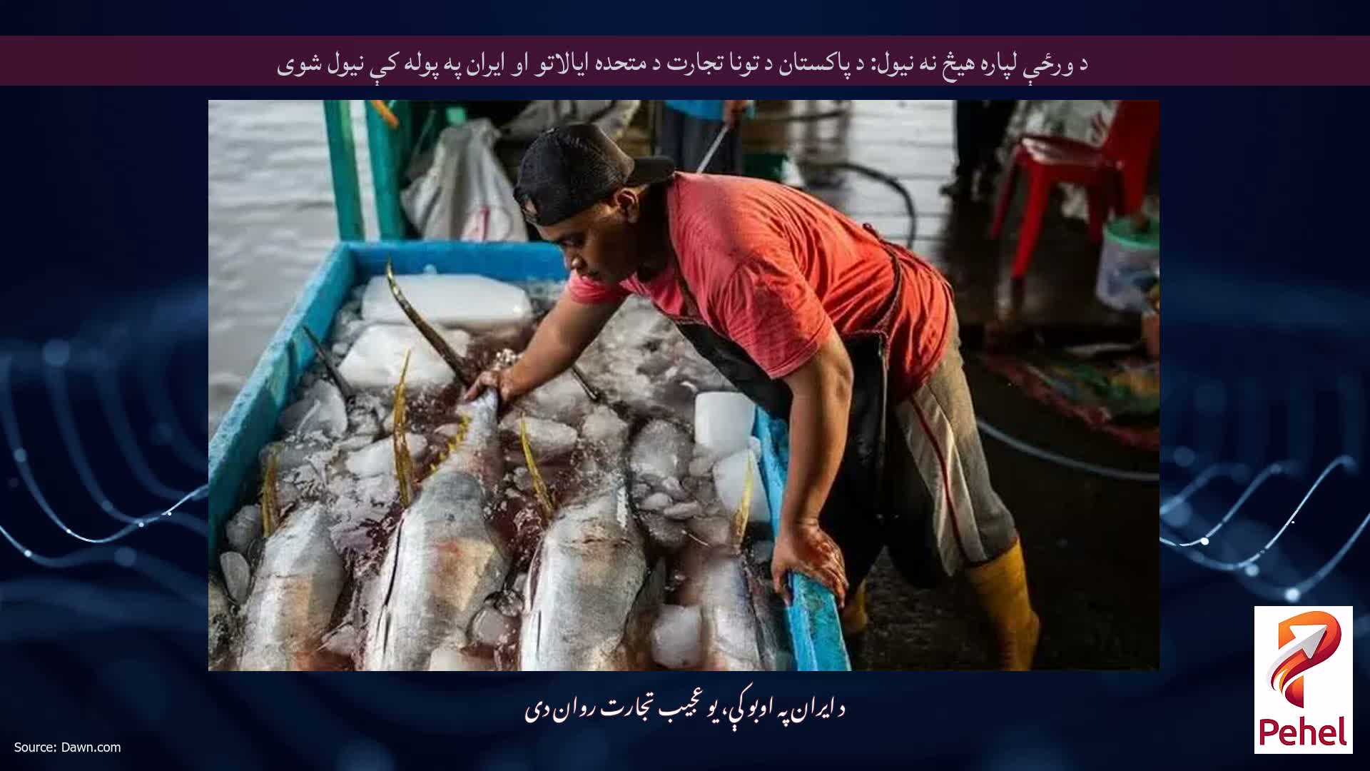 د ورځې لپاره هیڅ نه نیول: د پاکستان د تونا تجارت د متحده ایالاتو او ایران په پوله کې نیول شوی