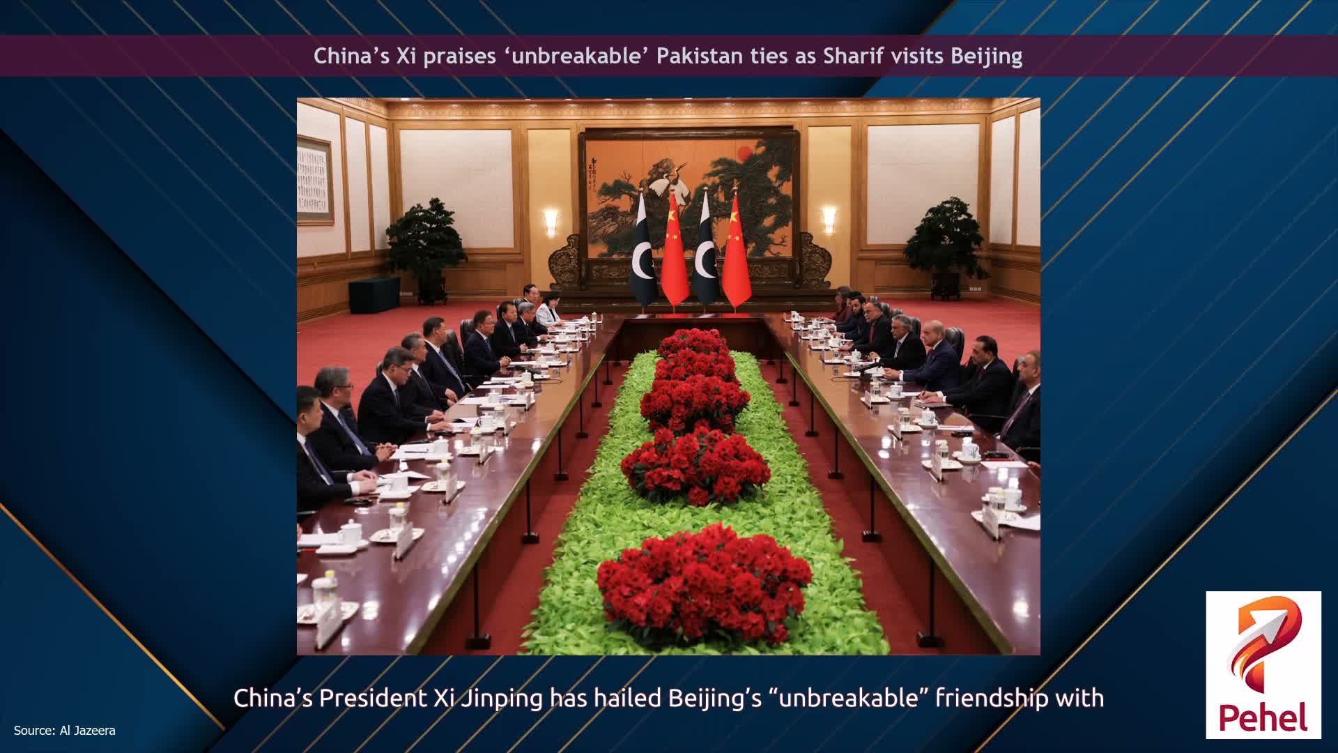 China’s Xi praises ‘unbreakable’ Pakistan ties as Sharif visits Beijing