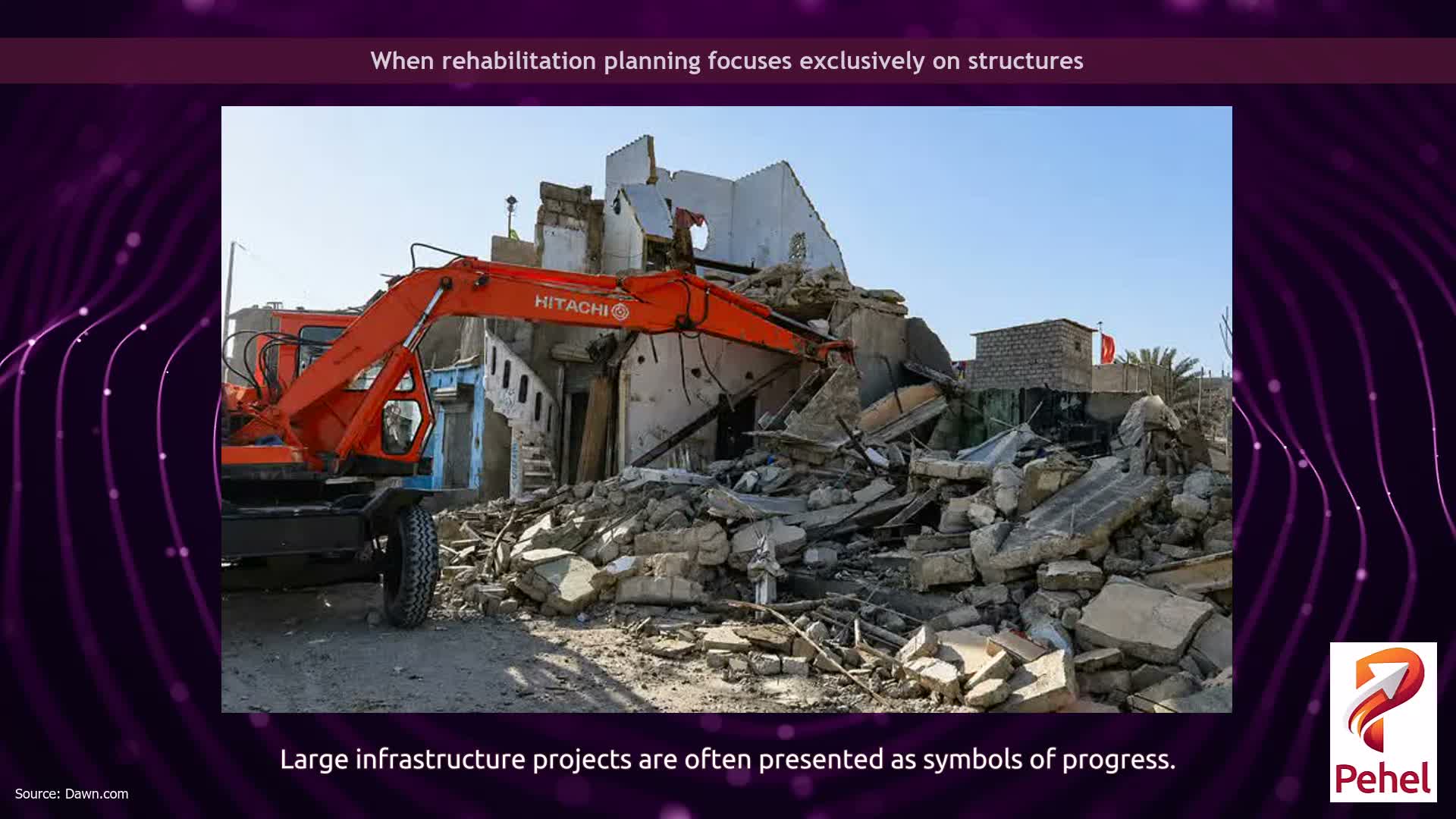 When rehabilitation planning focuses exclusively on structures