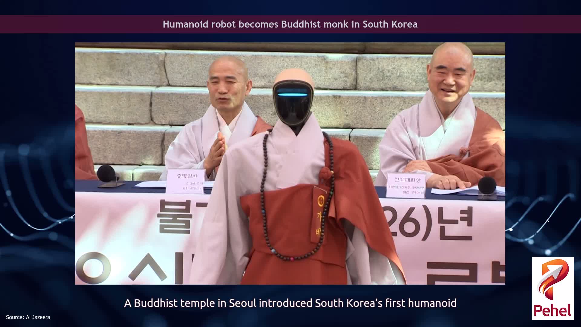 Humanoid robot becomes Buddhist monk in South Korea