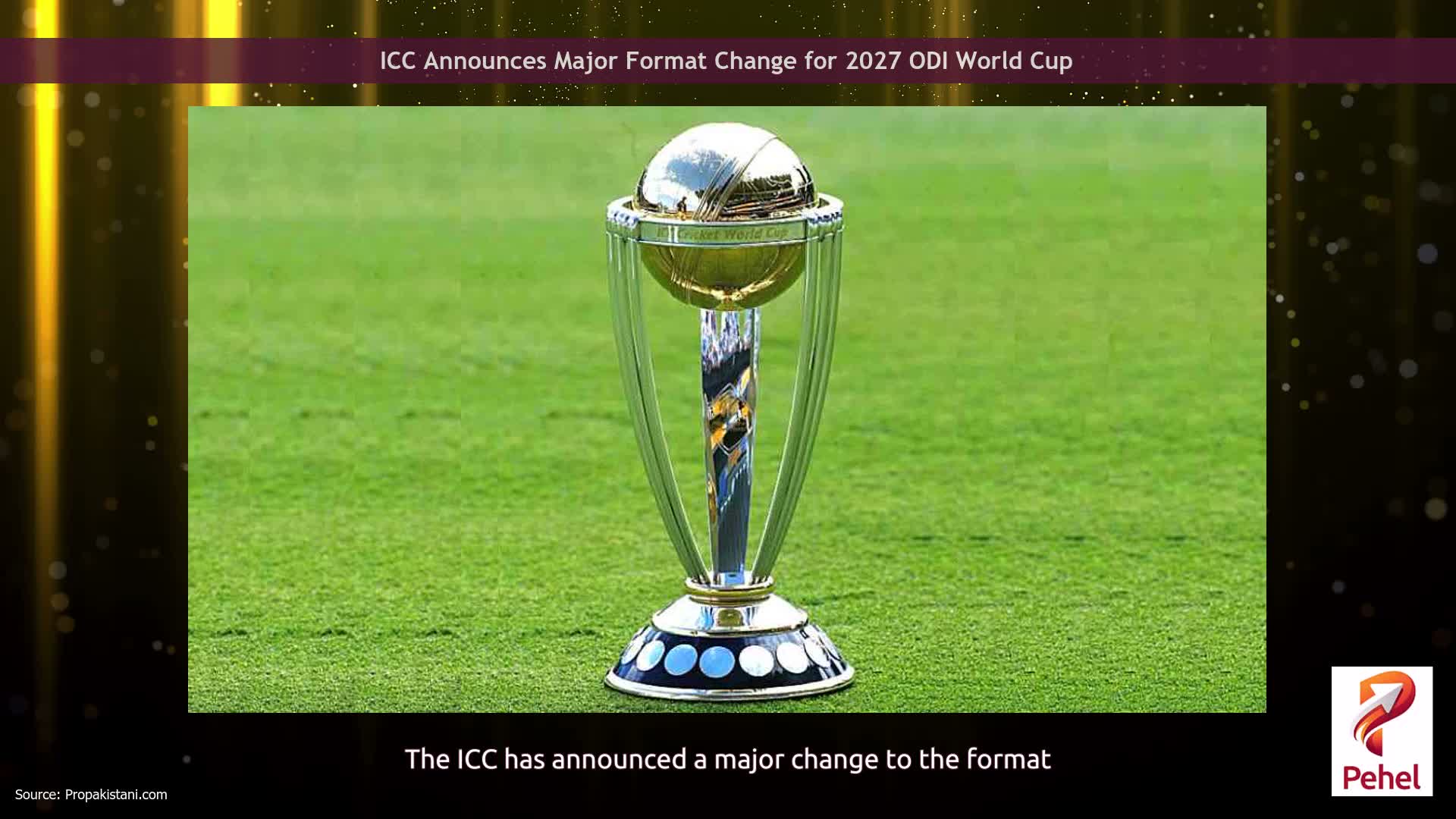 ICC Announces Major Format Change for 2027 ODI World Cup