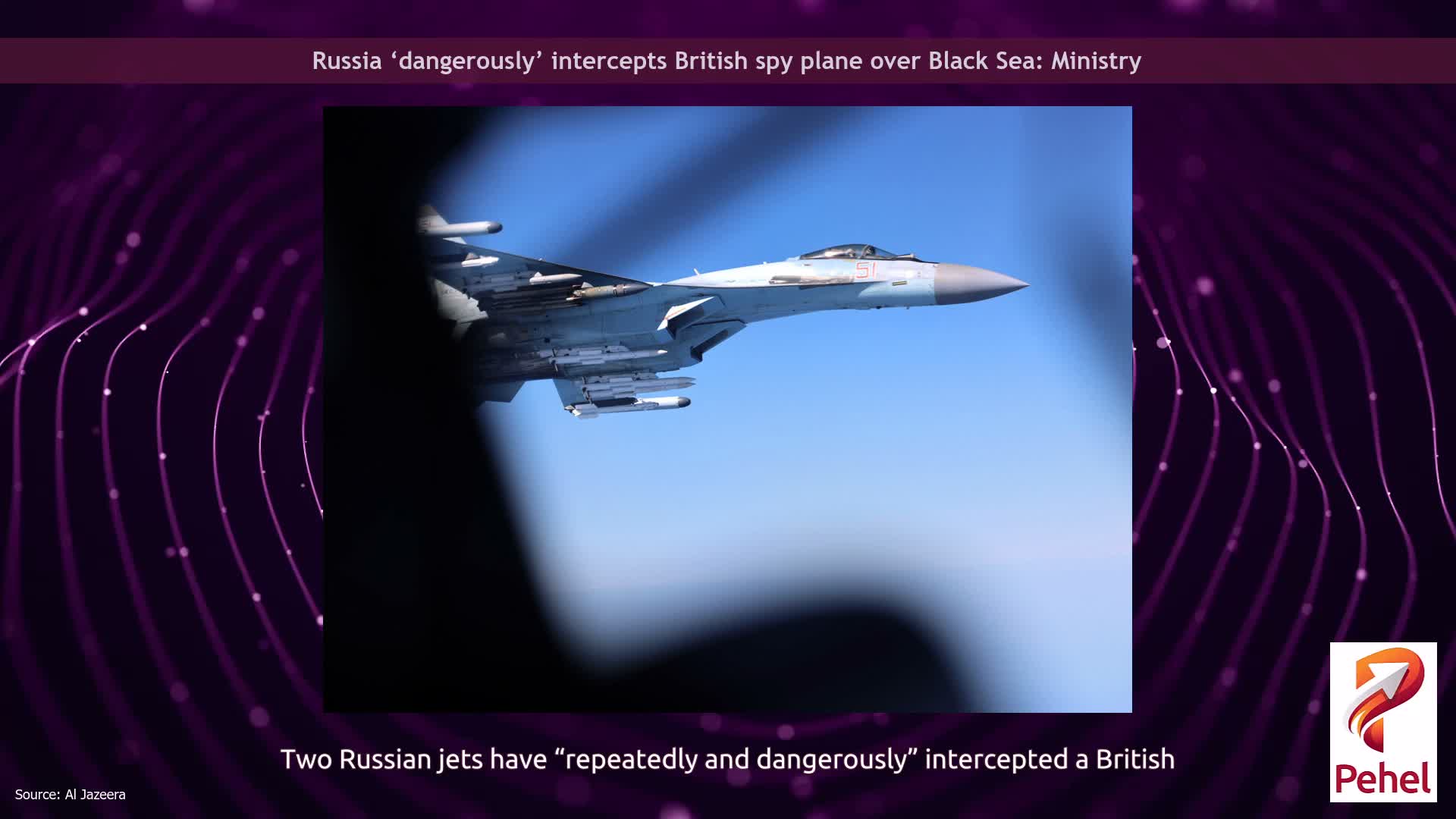 Russia ‘dangerously’ intercepts British spy plane over Black Sea: Ministry
