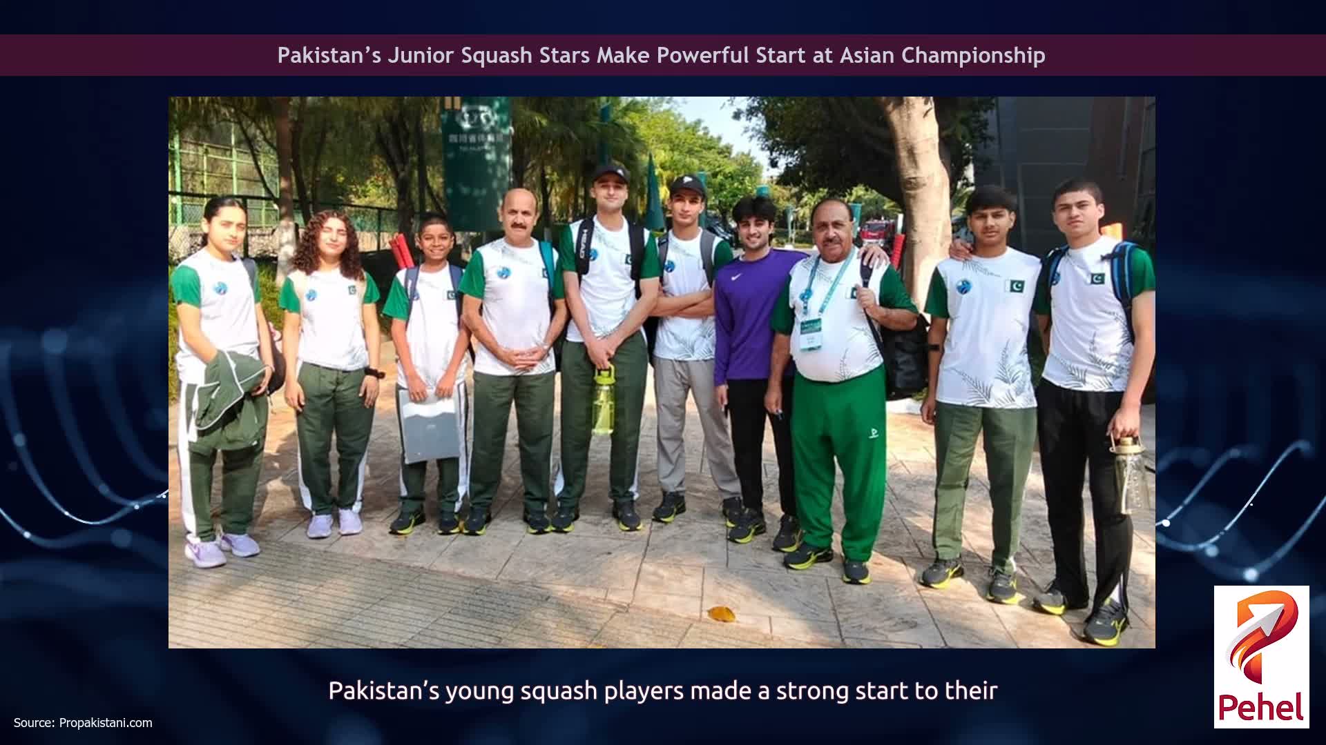 Pakistan’s Junior Squash Stars Make Powerful Start at Asian Championship