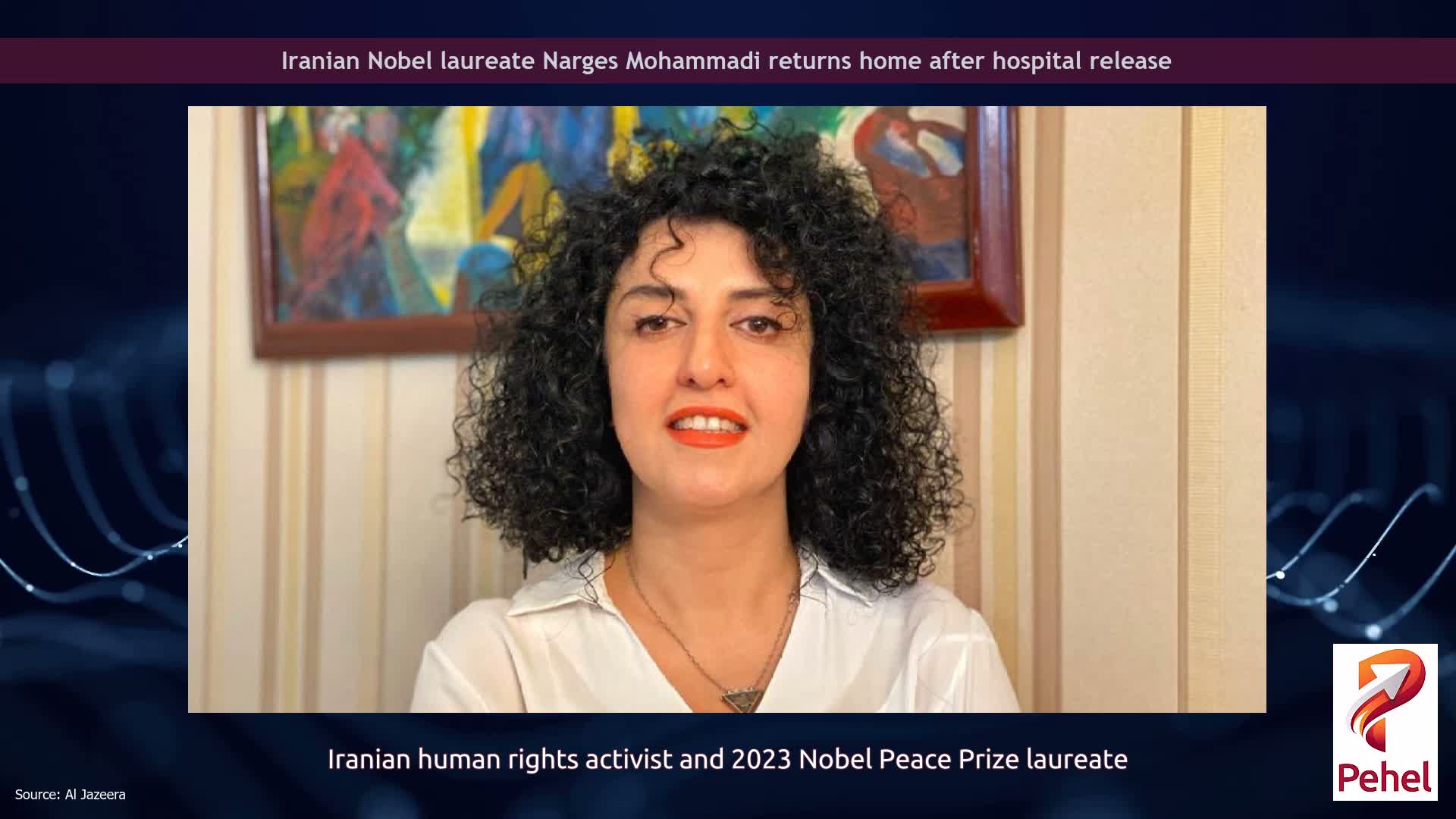 Iranian Nobel laureate Narges Mohammadi returns home after hospital release