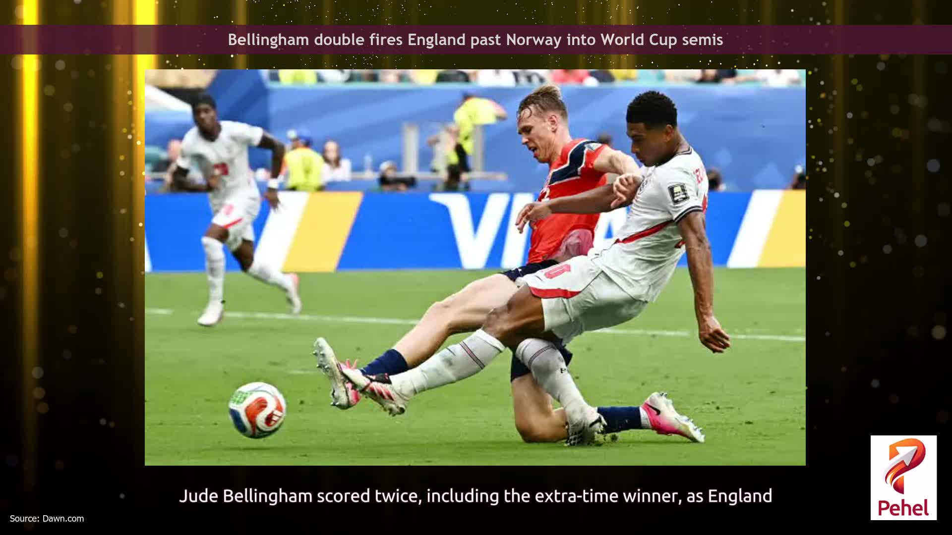 Bellingham double fires England past Norway into World Cup semis