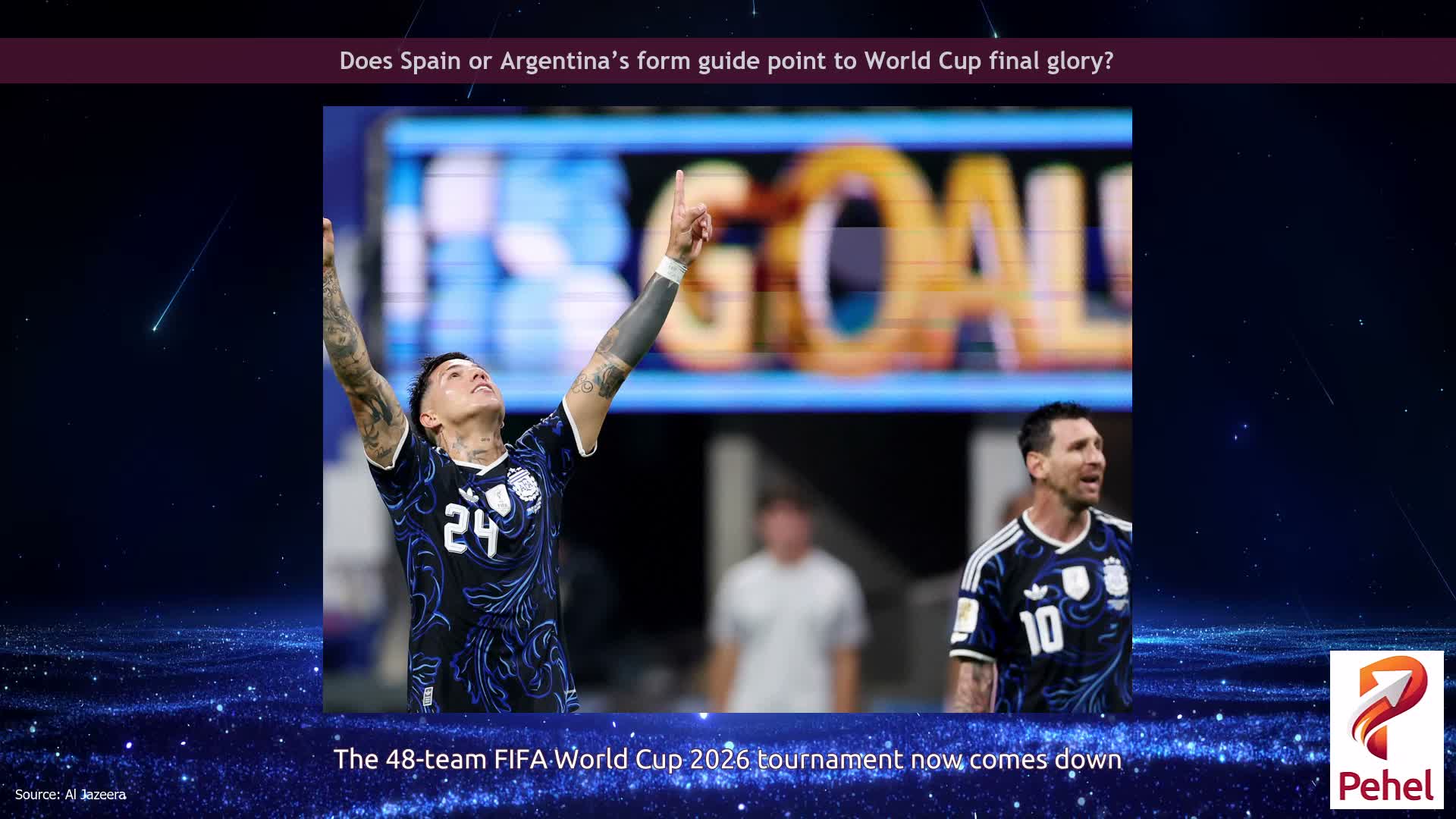 Does Spain or Argentina’s form guide point to World Cup final glory?