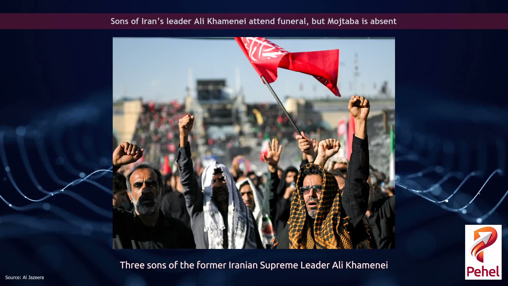 Sons of Iran’s leader Ali Khamenei attend funeral, but Mojtaba is absent