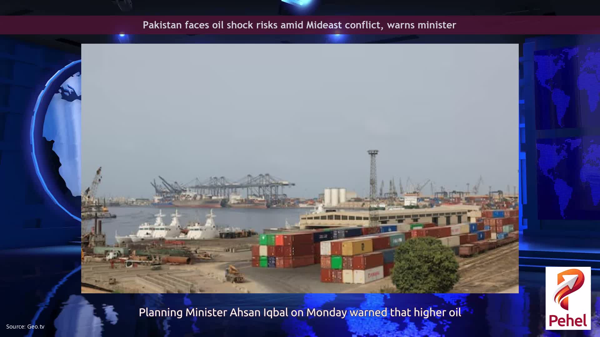 Pakistan faces oil shock risks amid Mideast conflict, warns minister