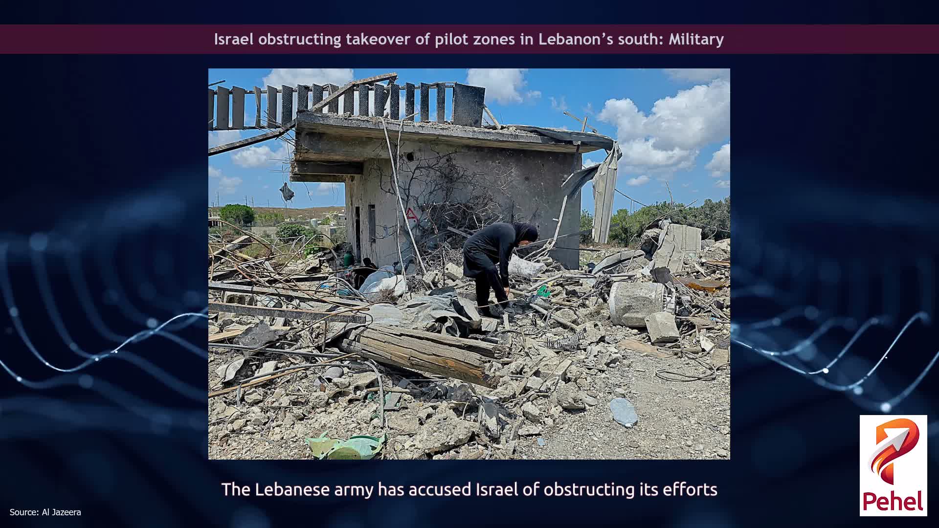 Israel obstructing takeover of pilot zones in Lebanon’s south: Military