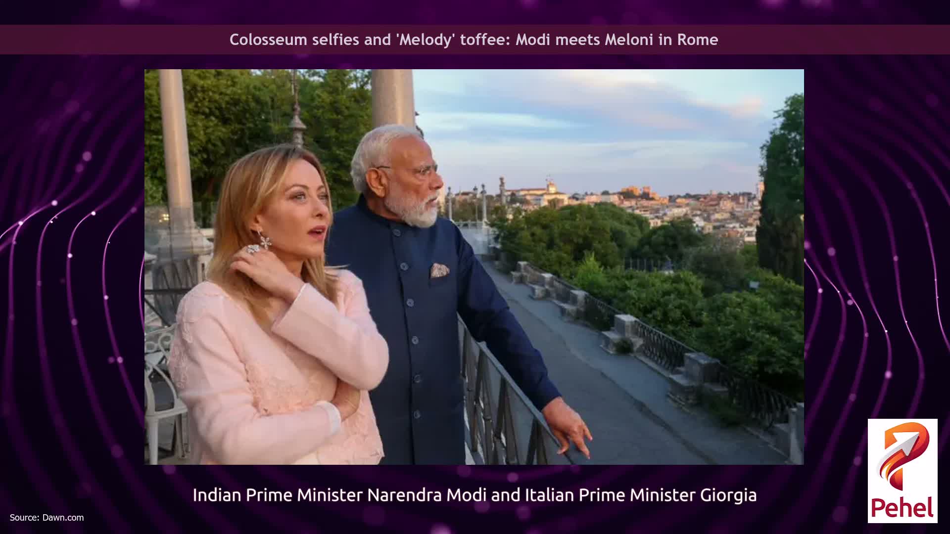Colosseum selfies and 'Melody' toffee: Modi meets Meloni in Rome