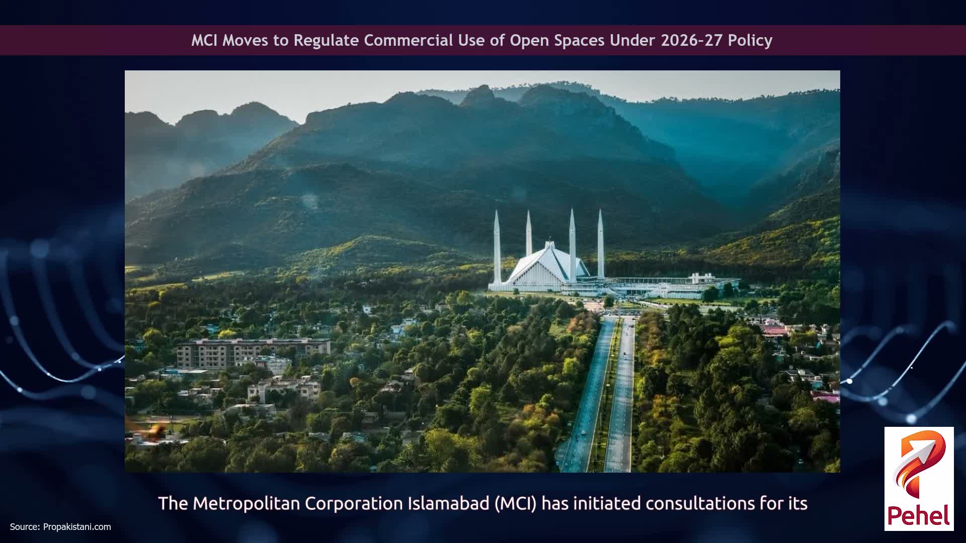 MCI Moves to Regulate Commercial Use of Open Spaces Under 2026–27 Policy