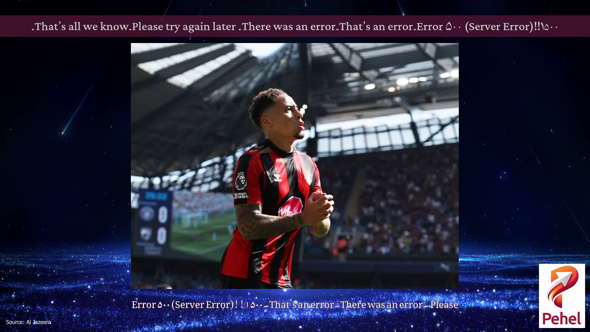 Error ۵۰۰ (Server Error)!!۱۵۰۰۔That’s an error۔There was an error۔ Please try again later۔That’s all we know۔