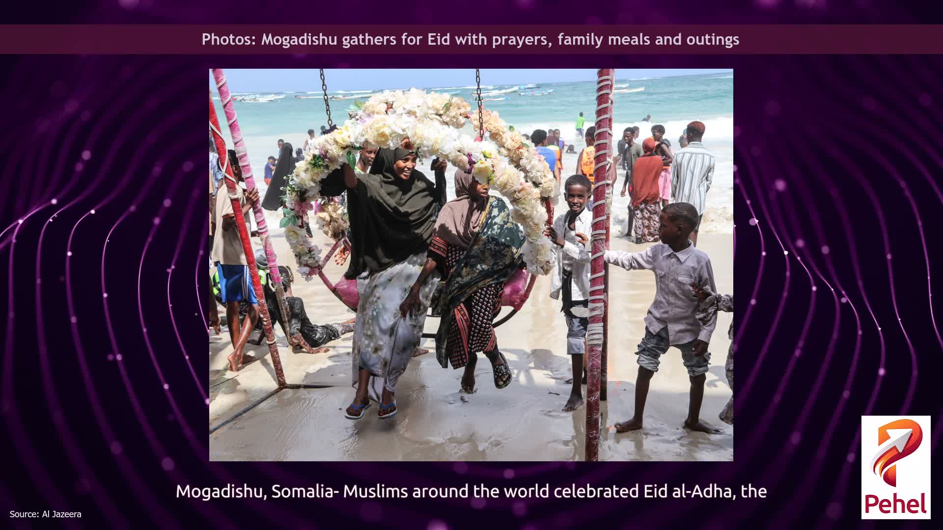 Photos: Mogadishu gathers for Eid with prayers, family meals and outings