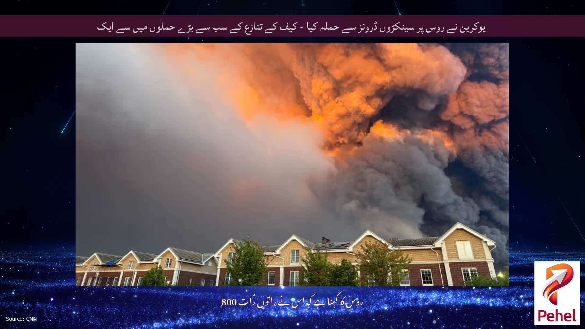 یوکرین نے روس پر سینکڑوں ڈرونز سے حملہ کیا - کیف کے تنازع کے سب سے بڑے حملوں میں سے ایک