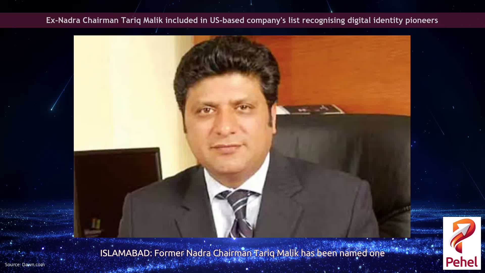 Ex-Nadra Chairman Tariq Malik included in US-based company's list recognising digital identity pioneers