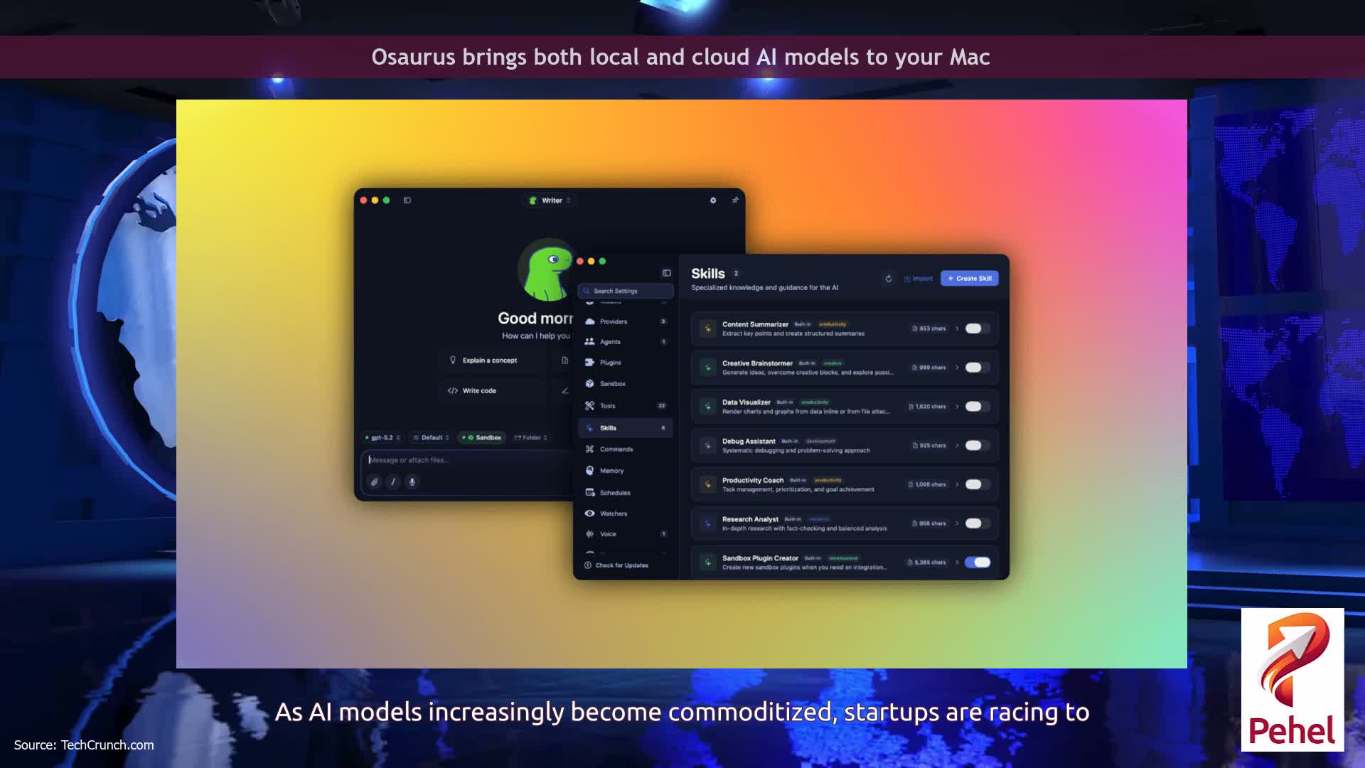 Osaurus brings both local and cloud AI models to your Mac