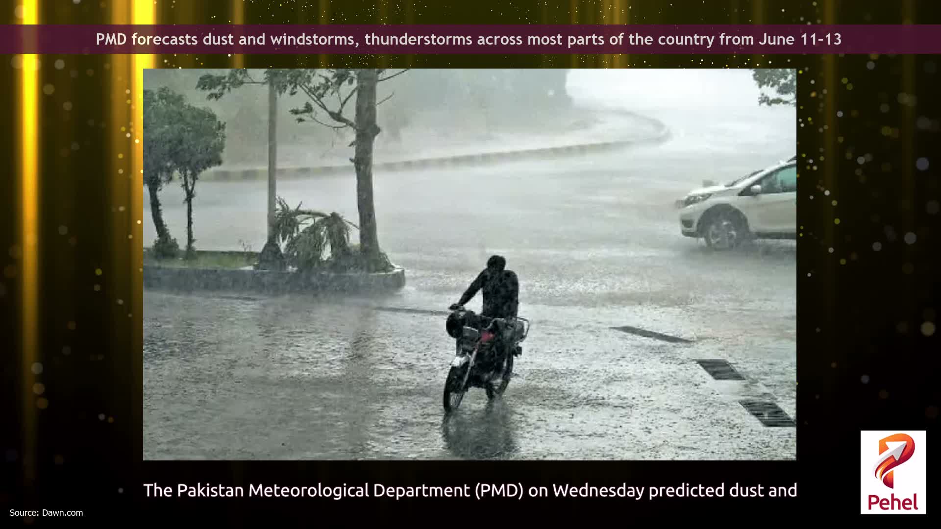 PMD forecasts dust and windstorms, thunderstorms across most parts of the country from June 11–13