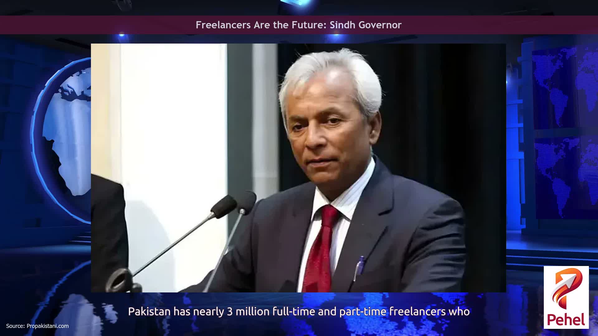 Freelancers Are the Future: Sindh Governor
