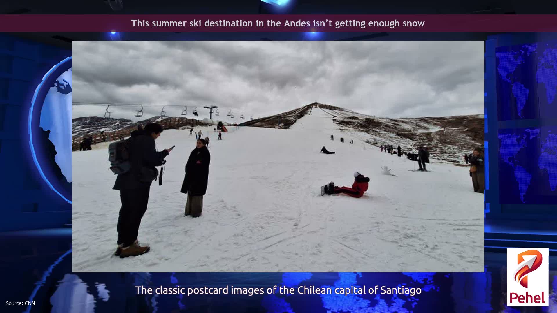 This summer ski destination in the Andes isn’t getting enough snow