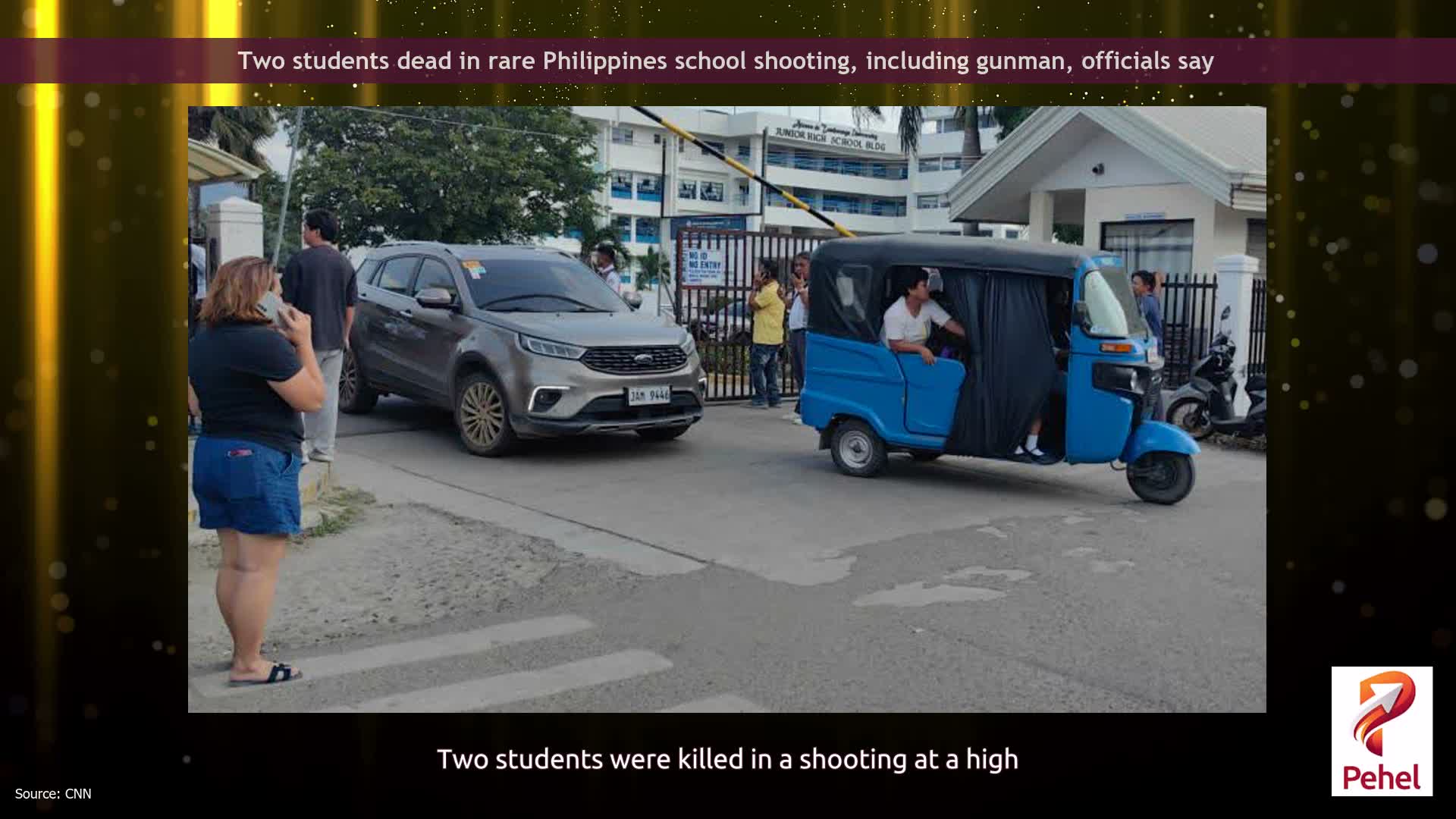 Two students dead in rare Philippines school shooting, including gunman, officials say