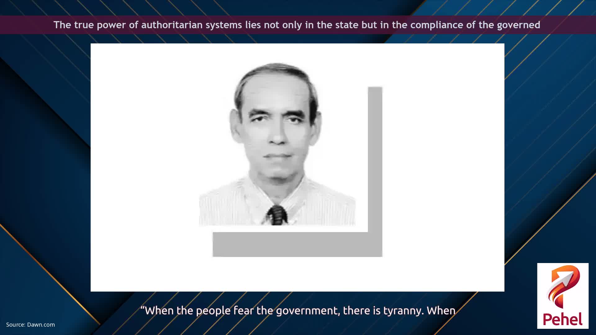 The true power of authoritarian systems lies not only in the state but in the compliance of the governed