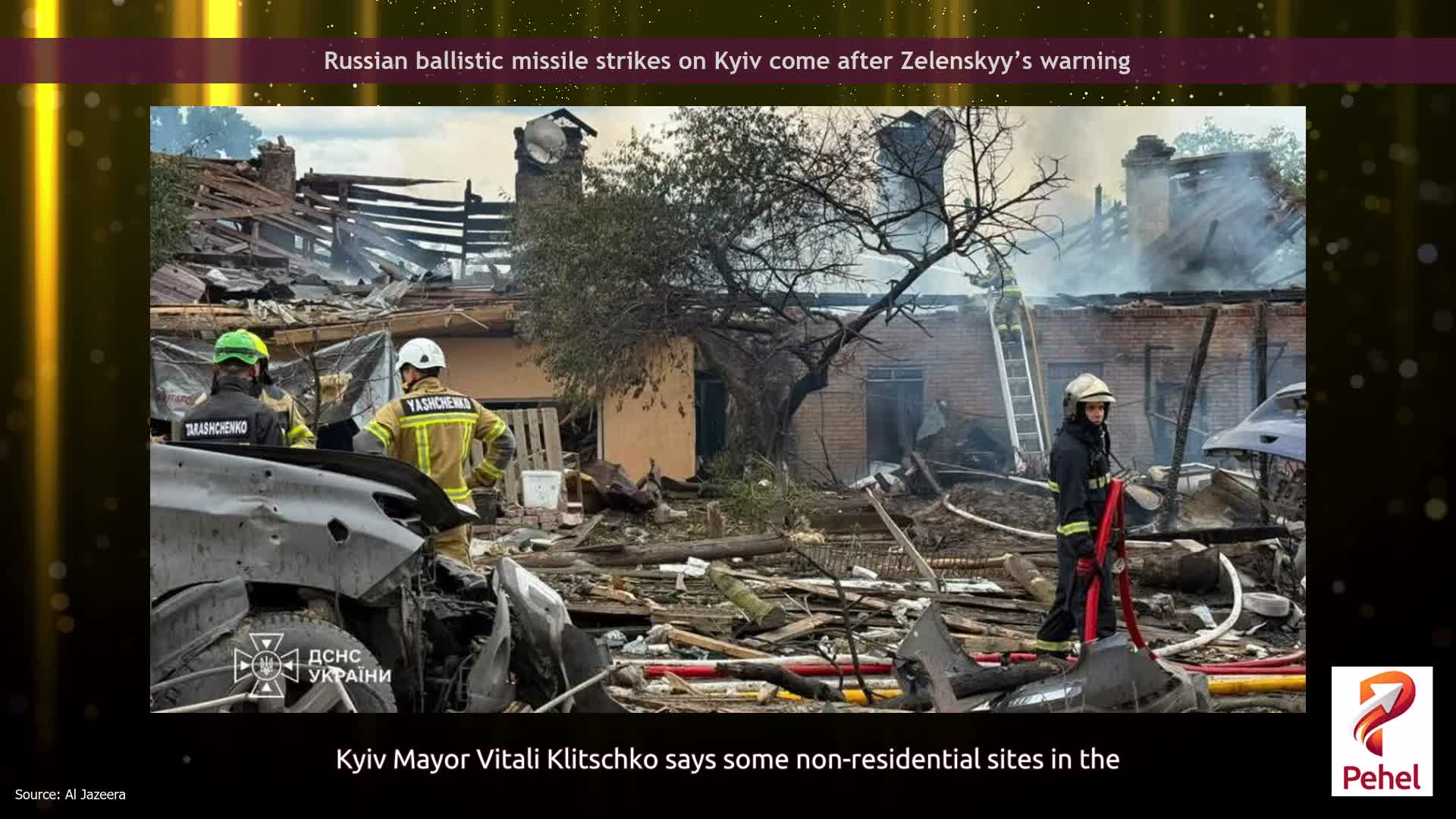 Russian ballistic missile strikes on Kyiv come after Zelenskyy’s warning