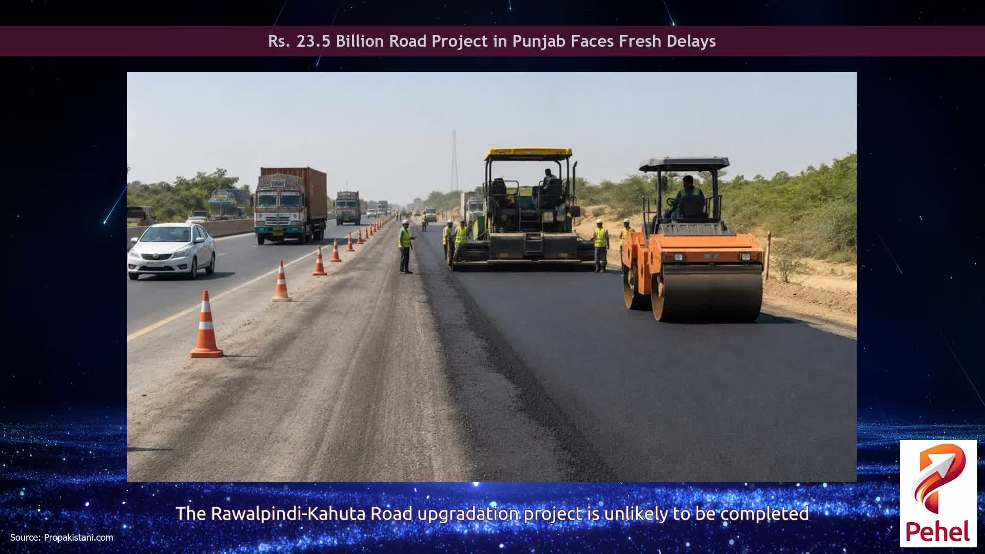 Rs. 23.5 Billion Road Project in Punjab Faces Fresh Delays