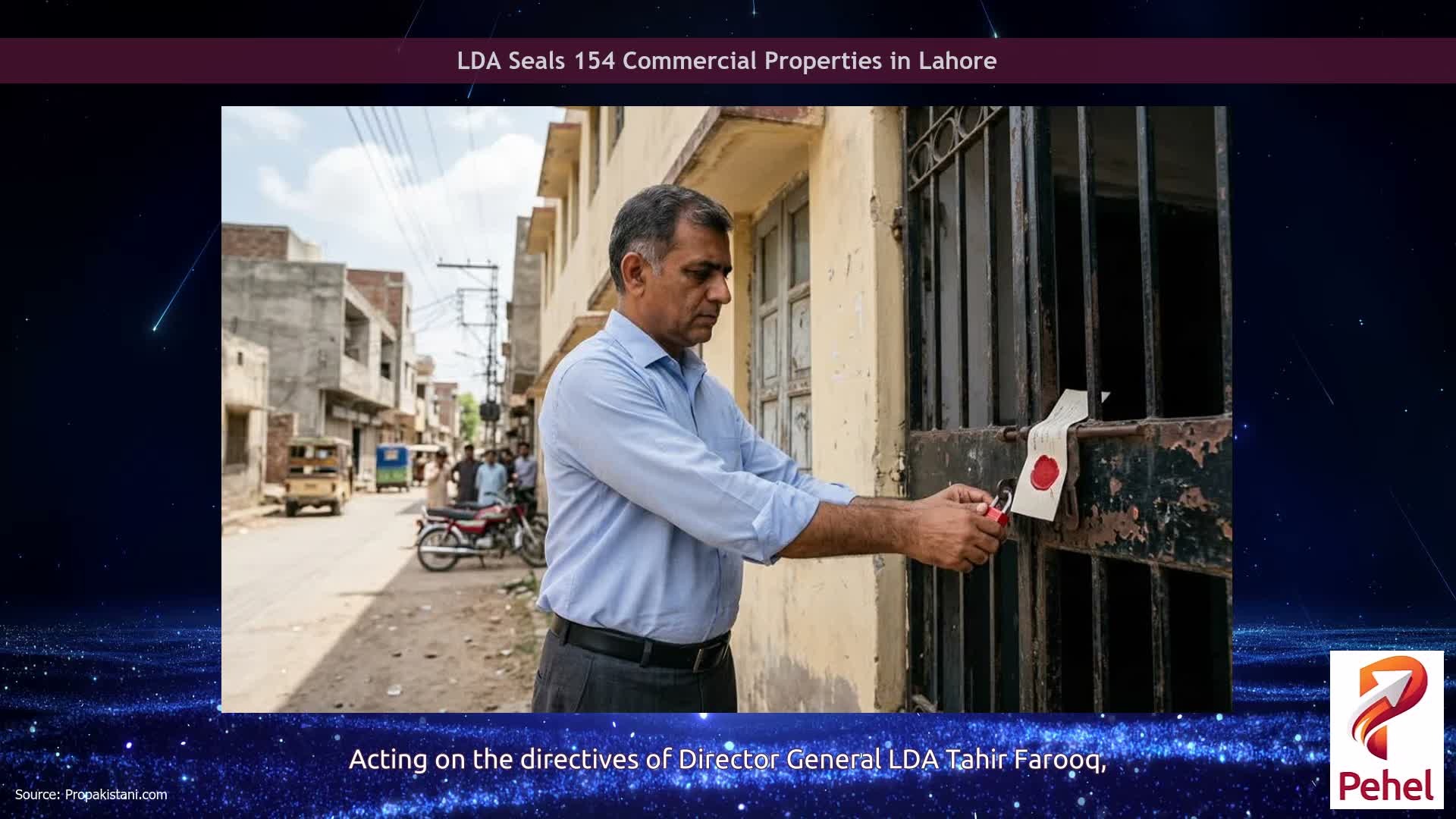 LDA Seals 154 Commercial Properties in Lahore