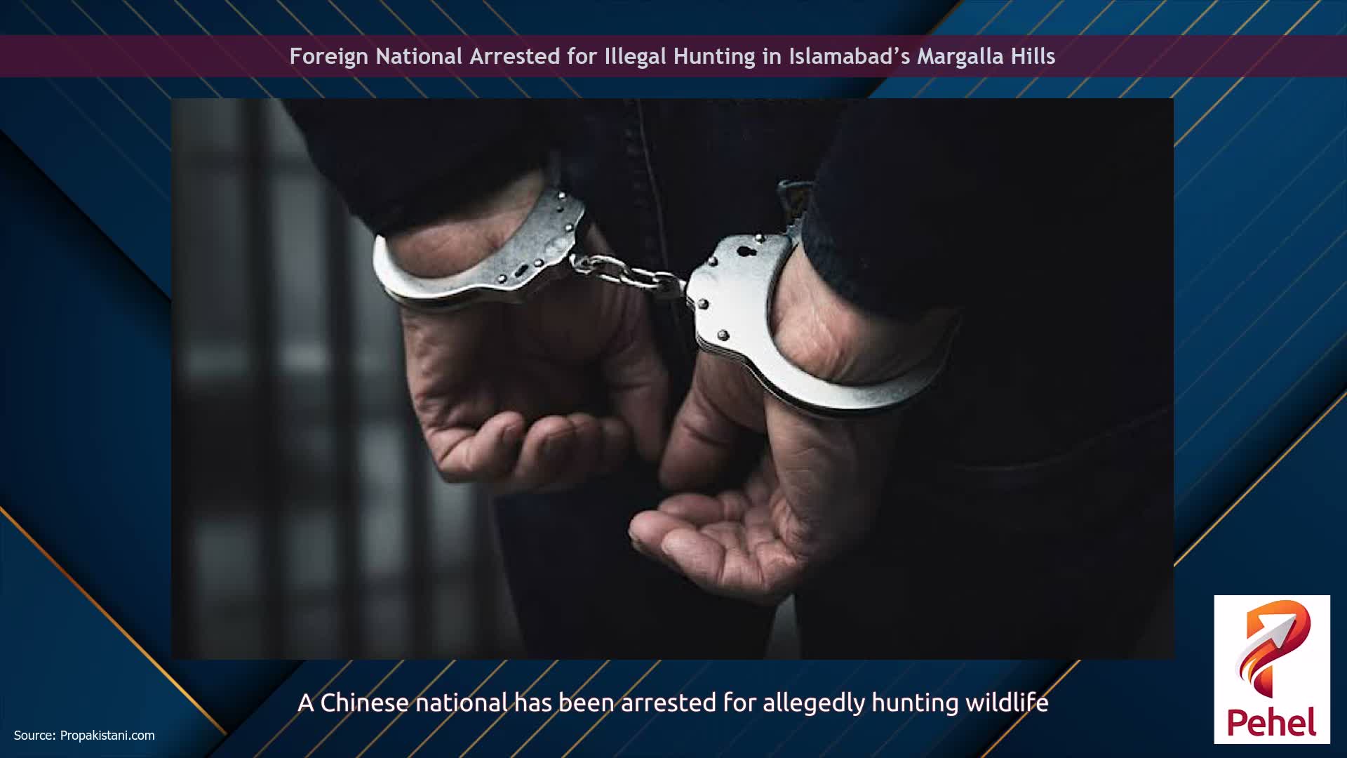 Foreign National Arrested for Illegal Hunting in Islamabad’s Margalla Hills
