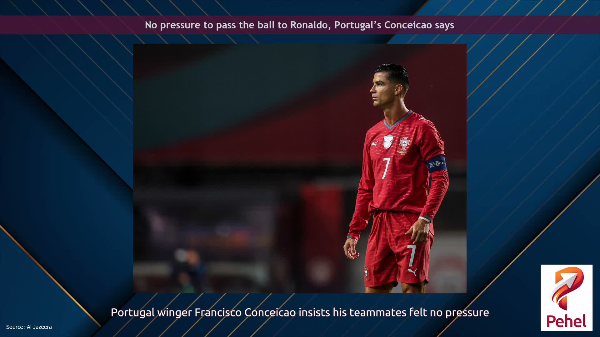 No pressure to pass the ball to Ronaldo, Portugal’s Conceicao says