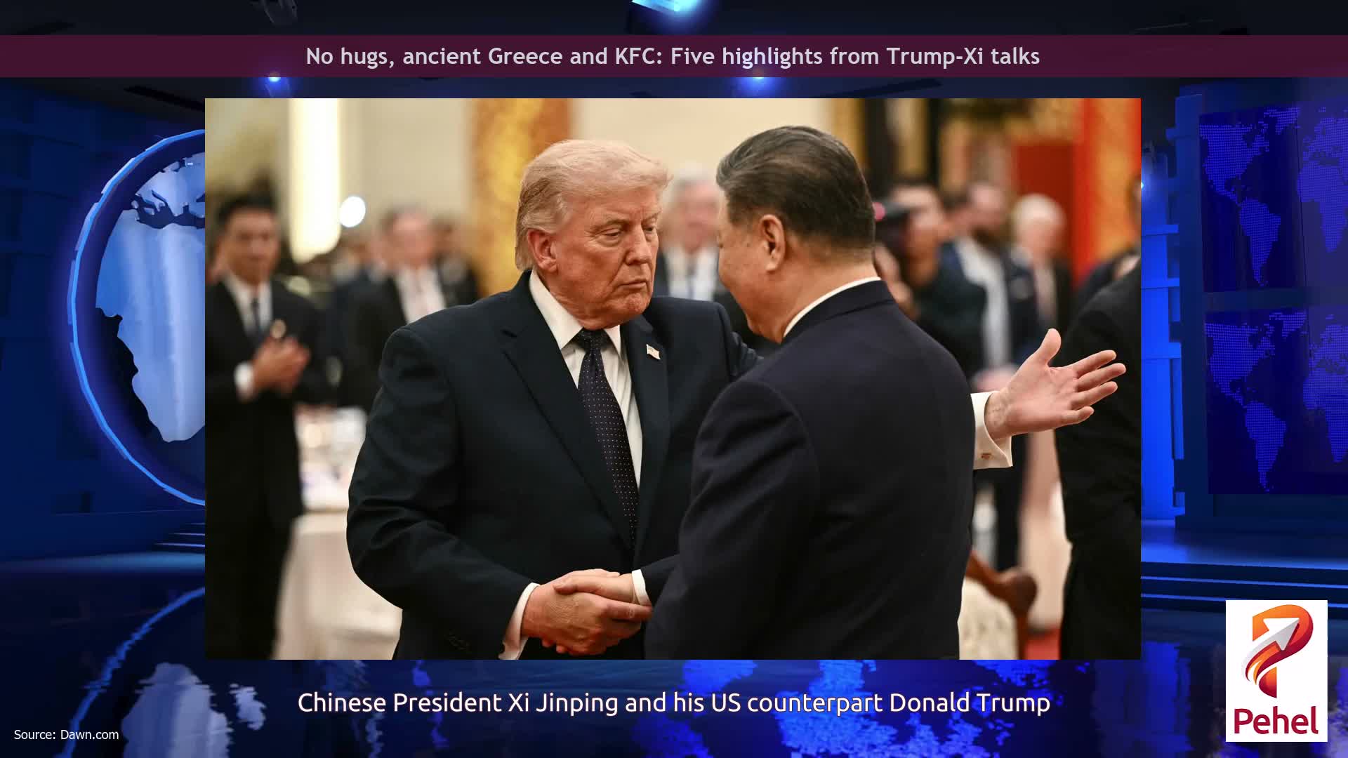 No hugs, ancient Greece and KFC: Five highlights from Trump-Xi talks