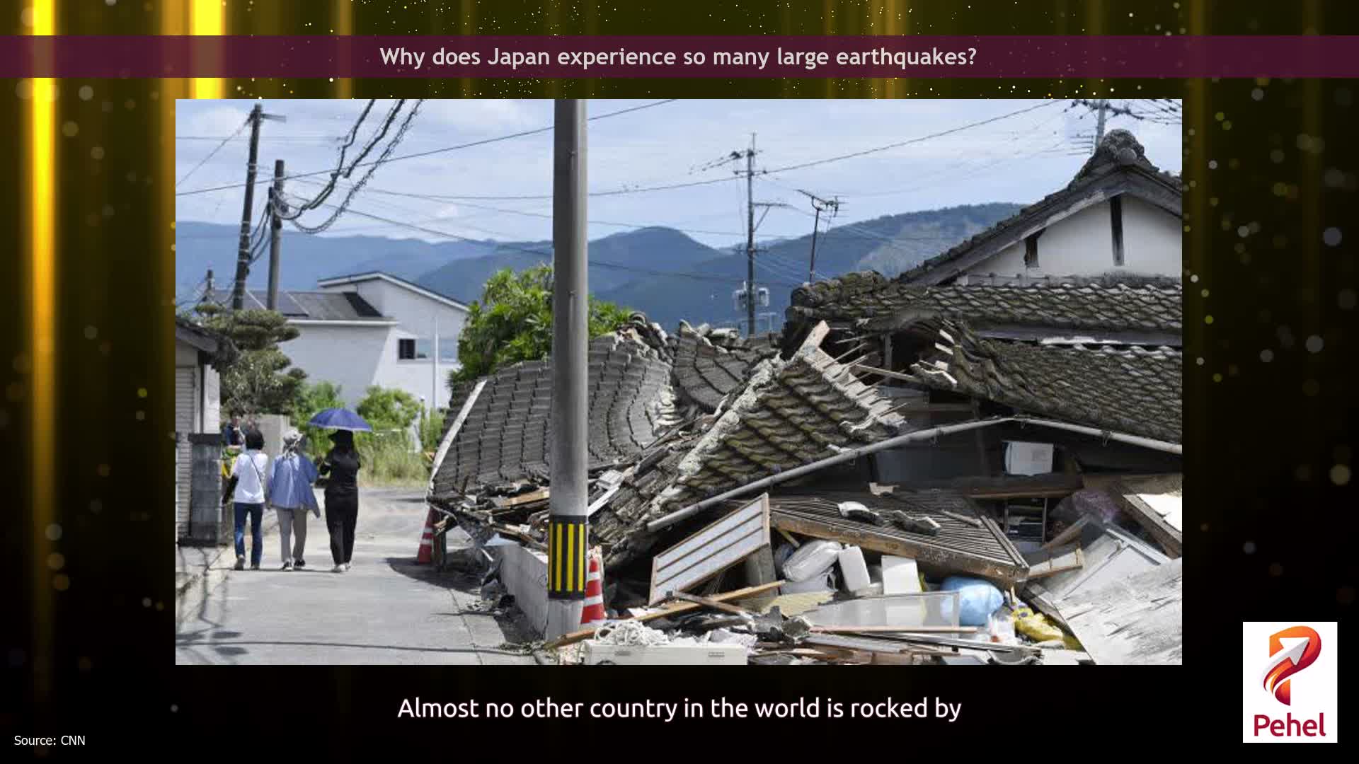 Why does Japan experience so many large earthquakes?