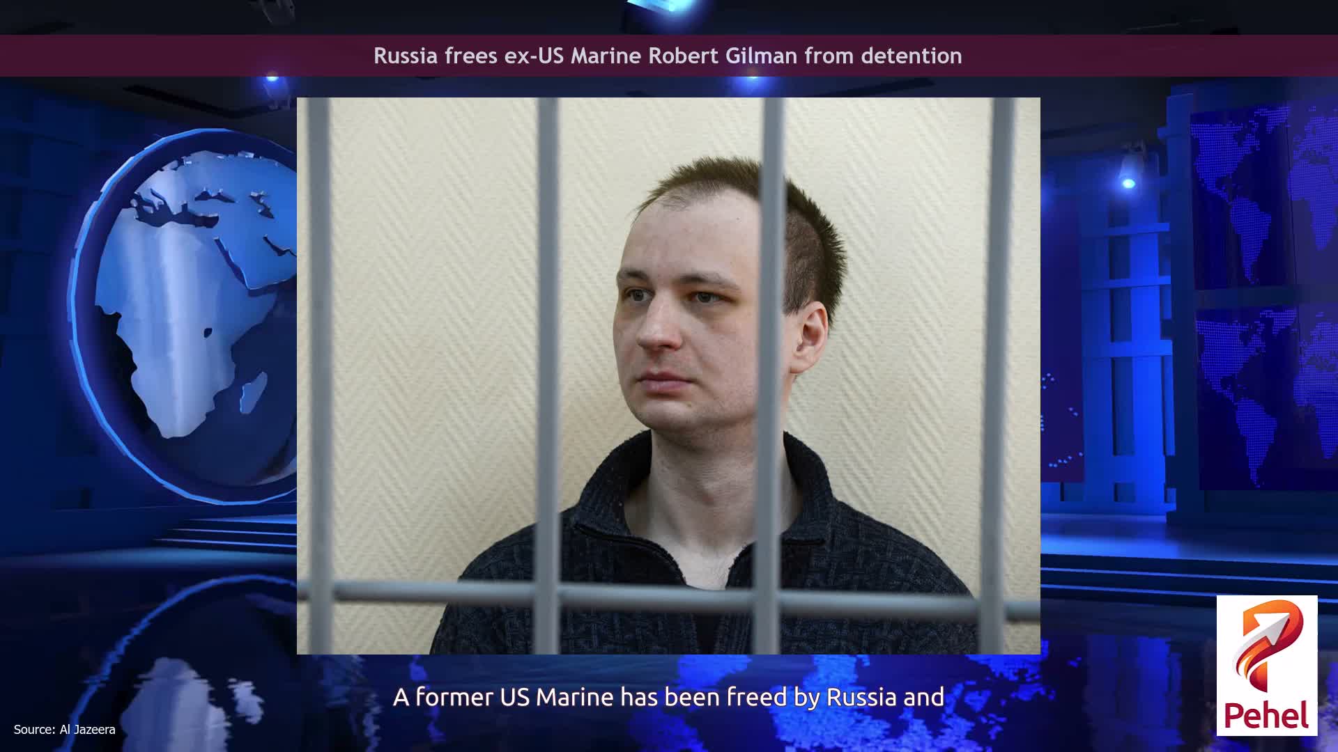 Russia frees ex-US Marine Robert Gilman from detention