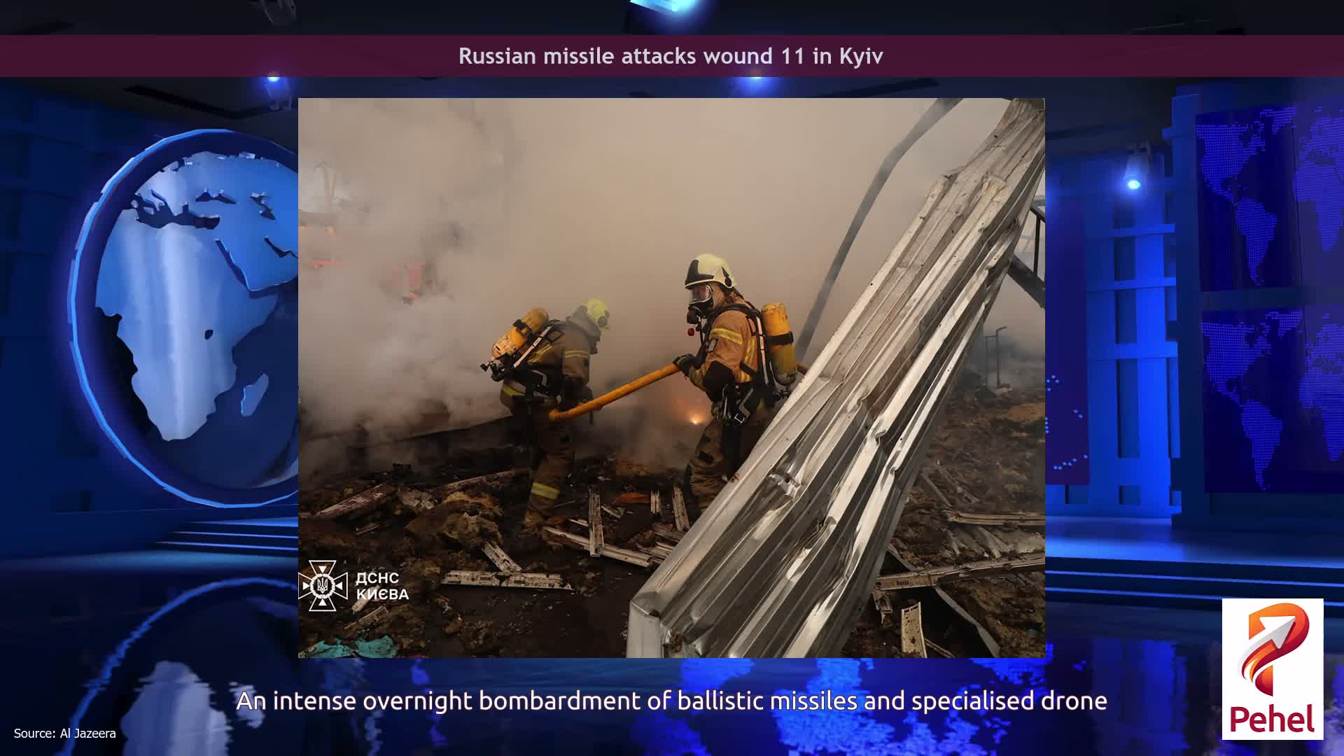 Russian missile attacks wound 11 in Kyiv