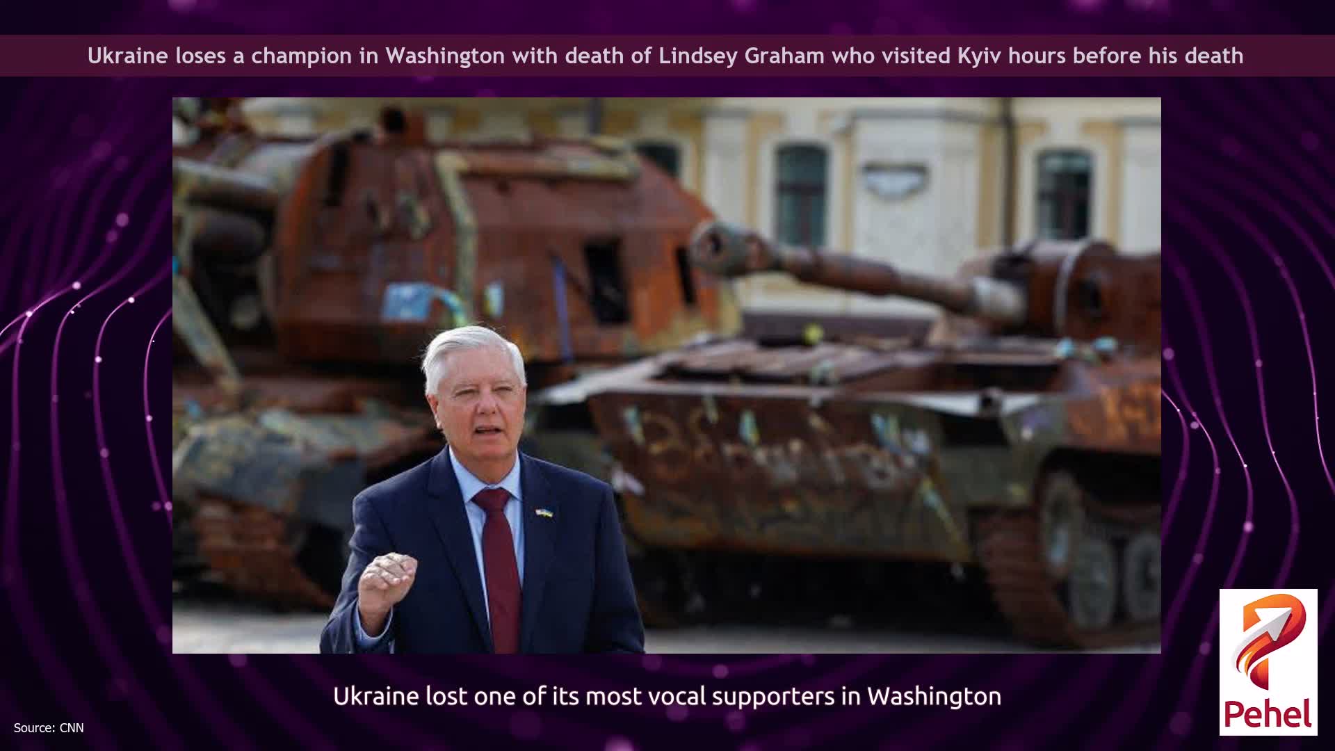 Ukraine loses a champion in Washington with death of Lindsey Graham who visited Kyiv hours before his death