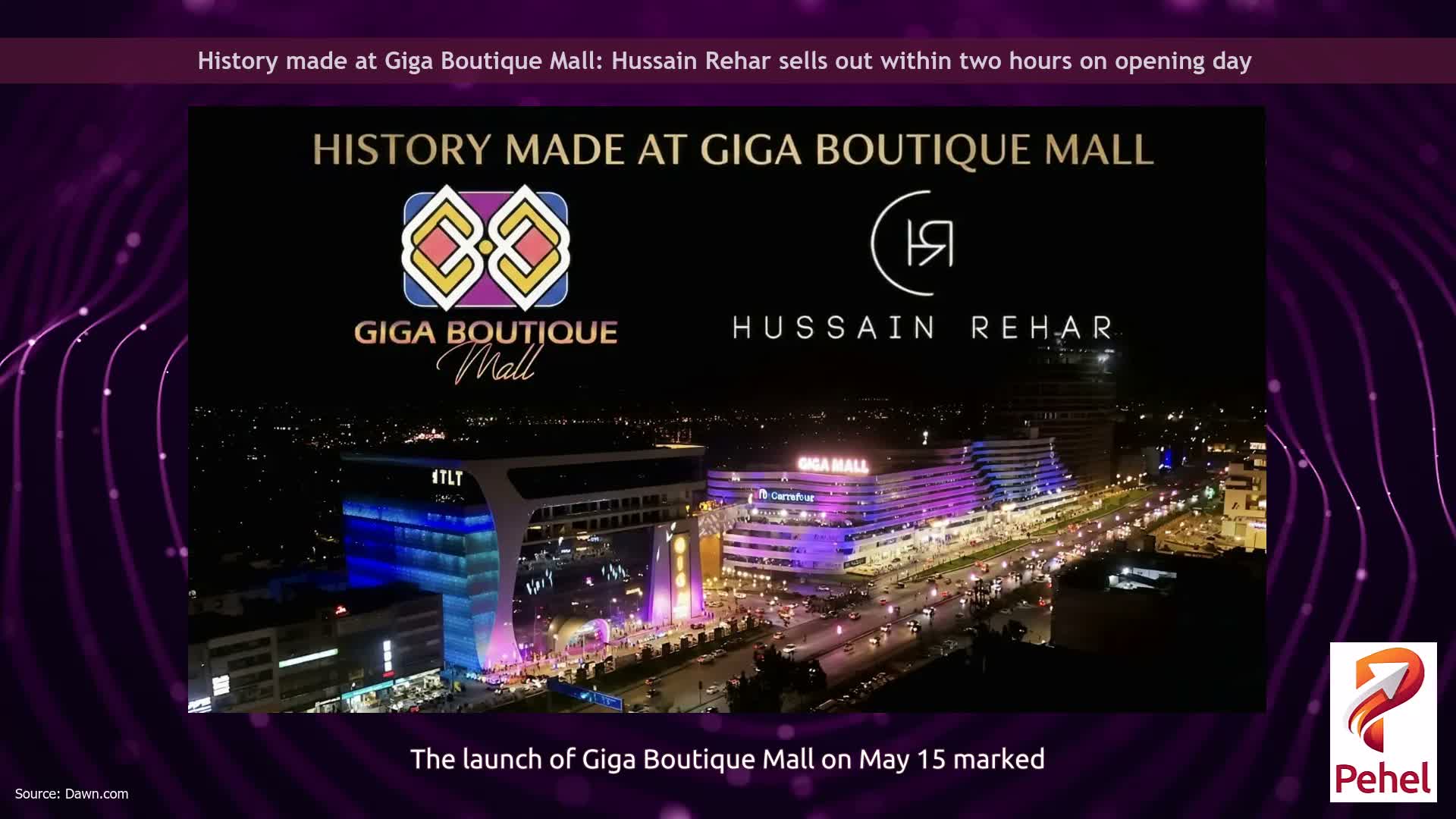 History made at Giga Boutique Mall: Hussain Rehar sells out within two hours on opening day