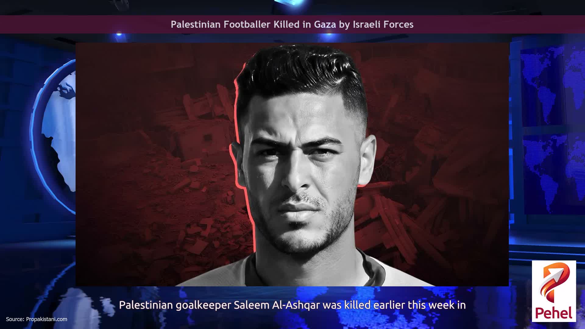 Palestinian Footballer Killed in Gaza by Israeli Forces