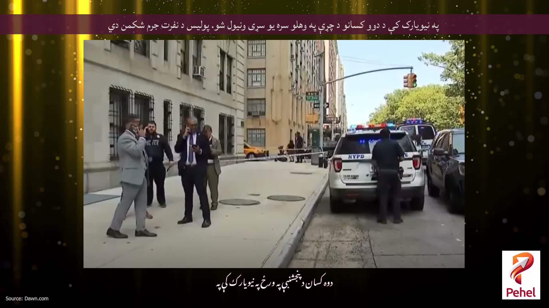 په نیویارک کې د دوو کسانو د چړې په وهلو سره یو سړی ونیول شو. پولیس د نفرت جرم شکمن دي