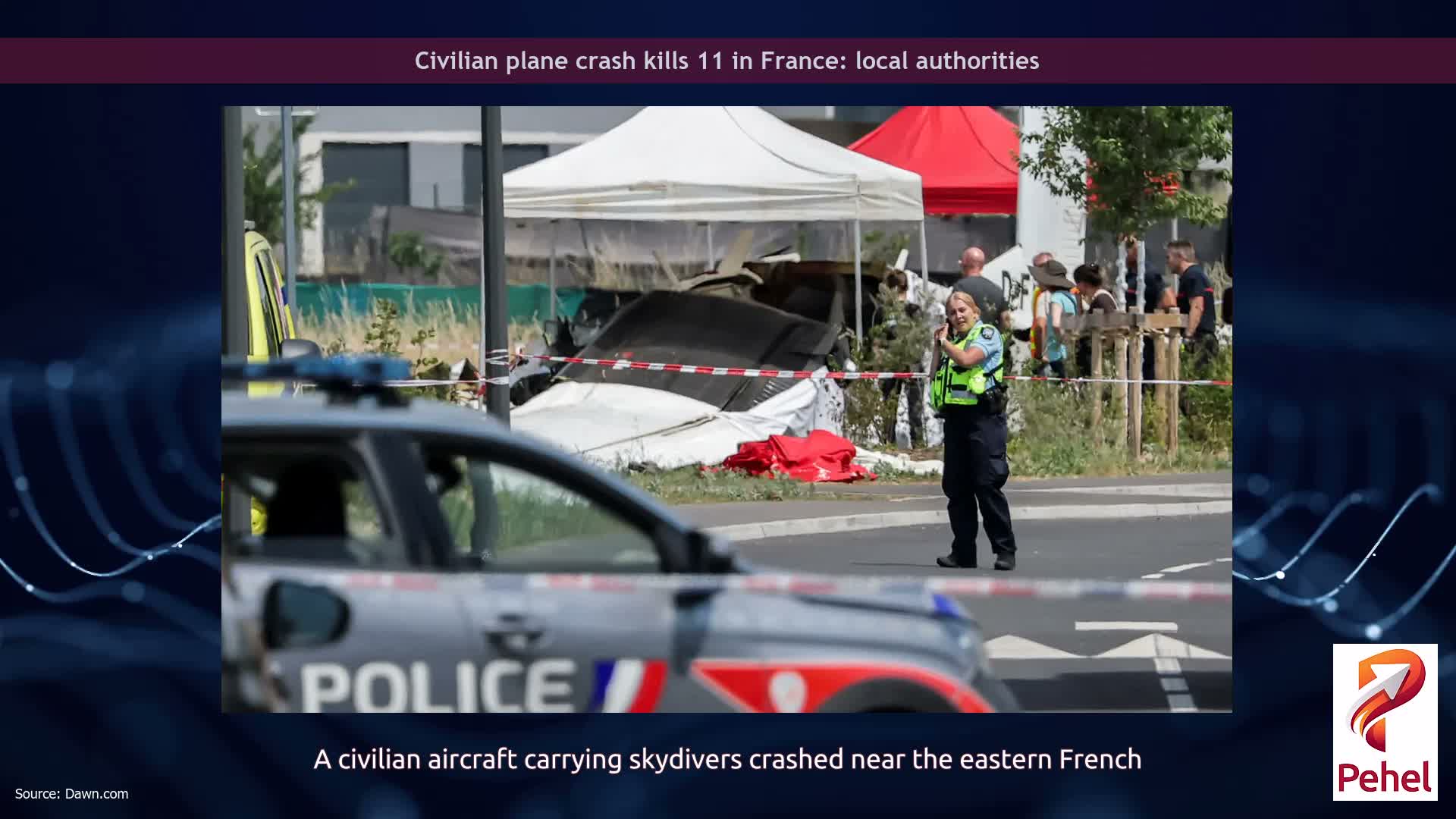 Civilian plane crash kills 11 in France: local authorities
